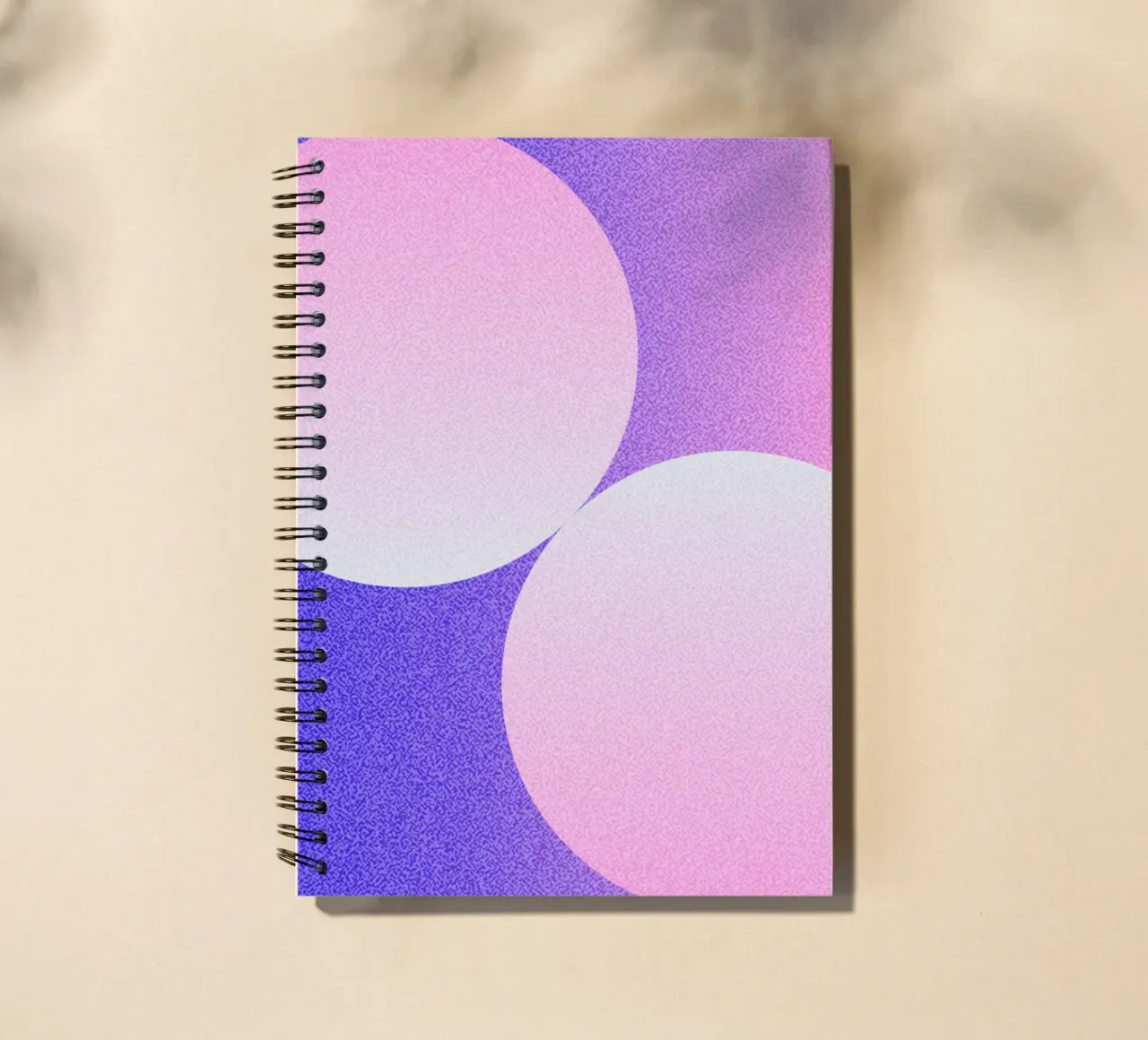 Gradient III spiral notebook by byh.illustration