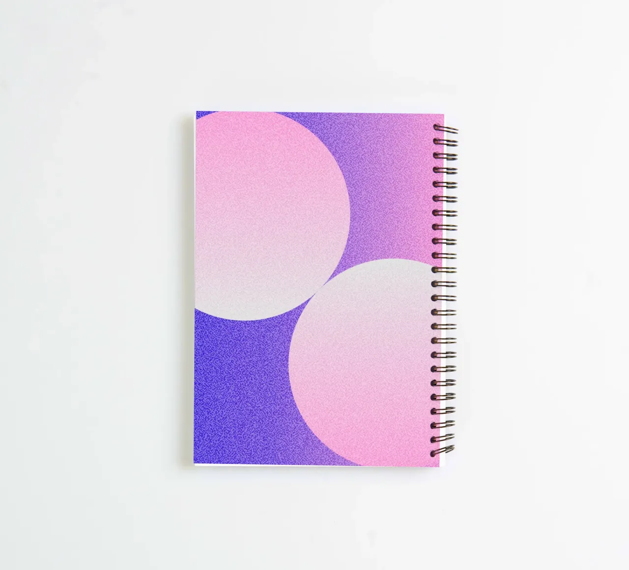 Gradient III spiral notebook by byh.illustration