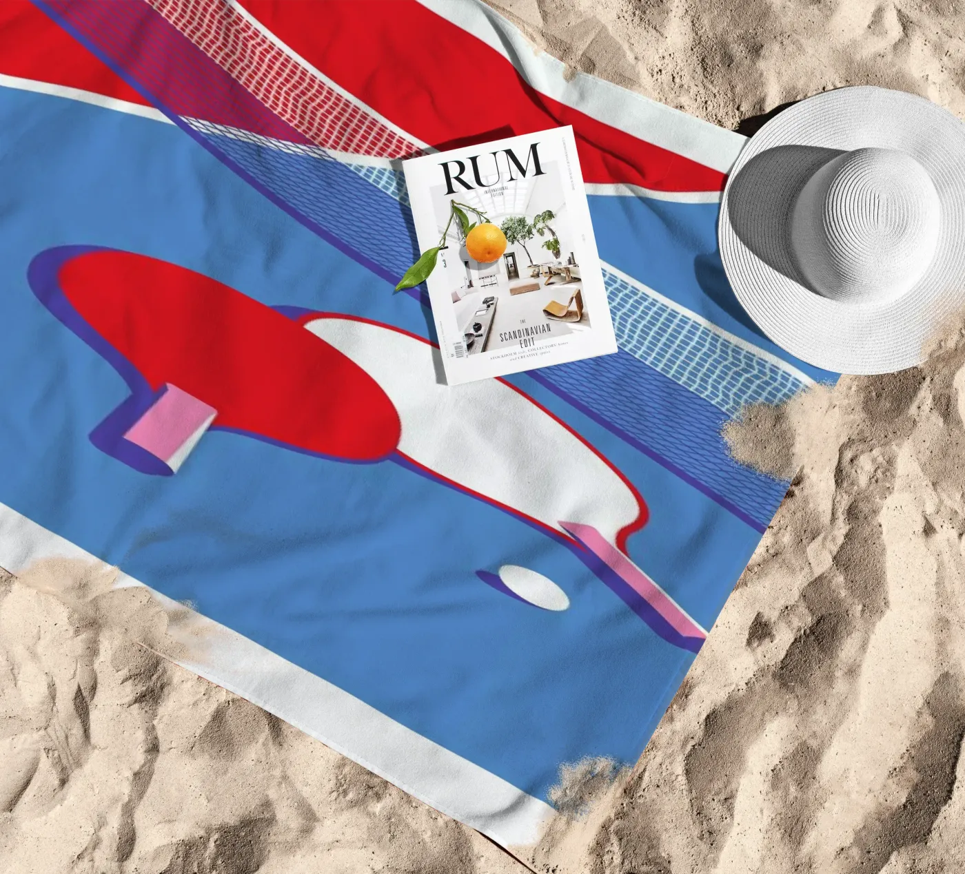 Ping Pong beach towel by Pietari Posti