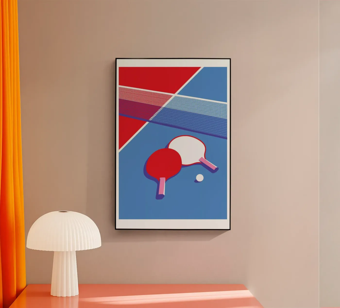 Ping Pong acrylic glass by Pietari Posti