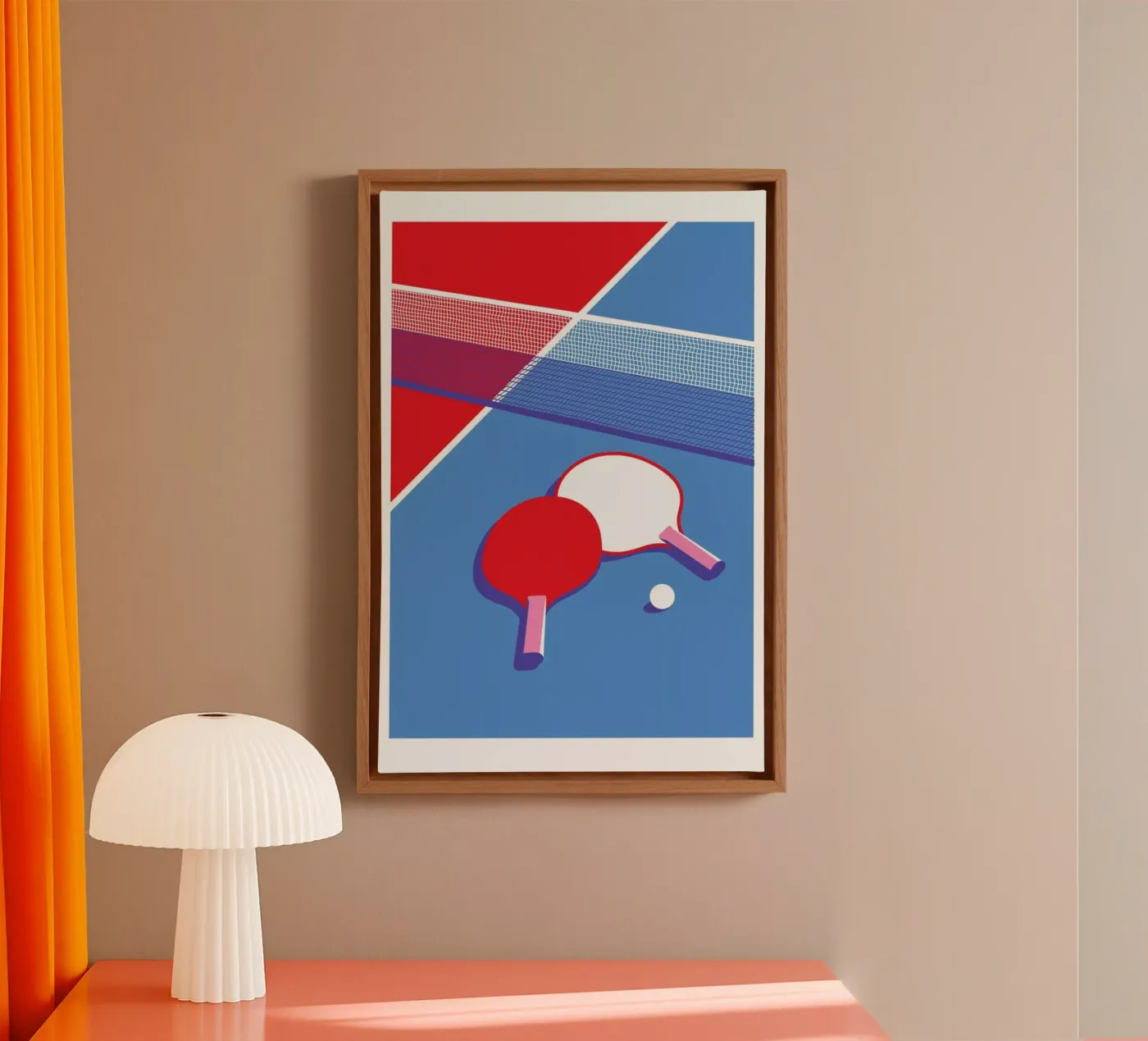 Ping Pong canvas by Pietari Posti