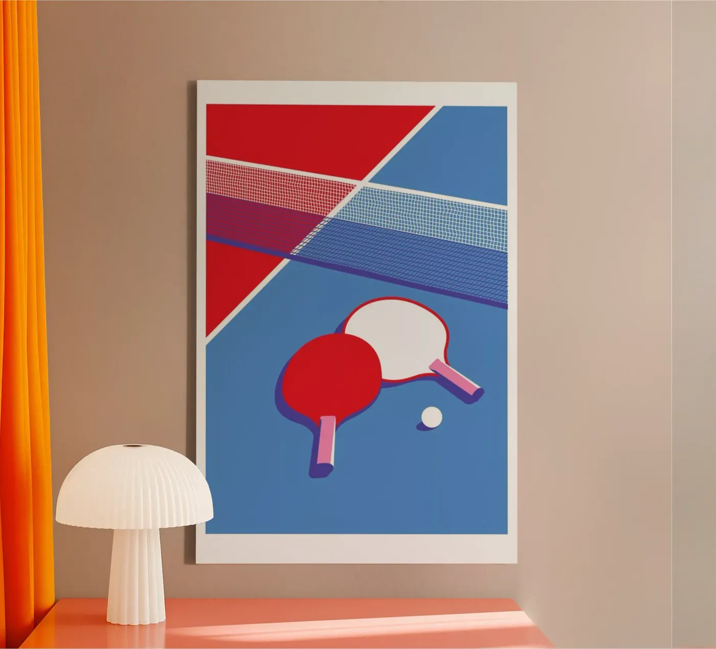 Ping Pong canvas by Pietari Posti