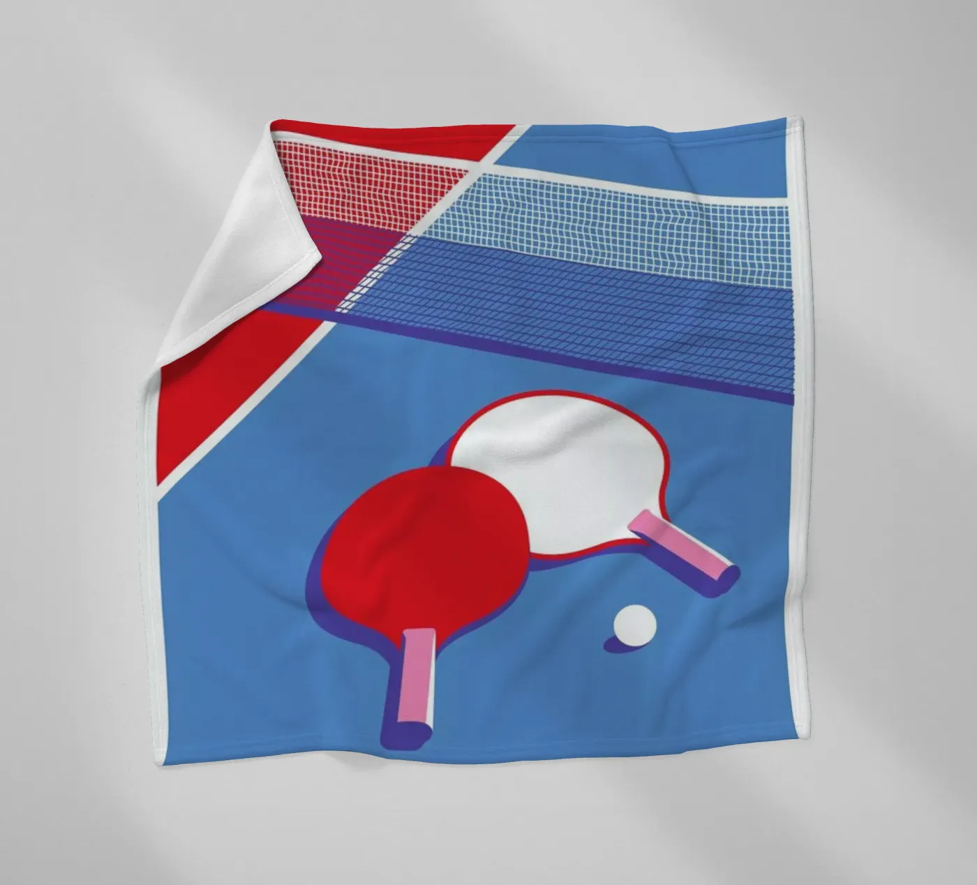 Ping Pong Fleecedecke von Pietari Posti