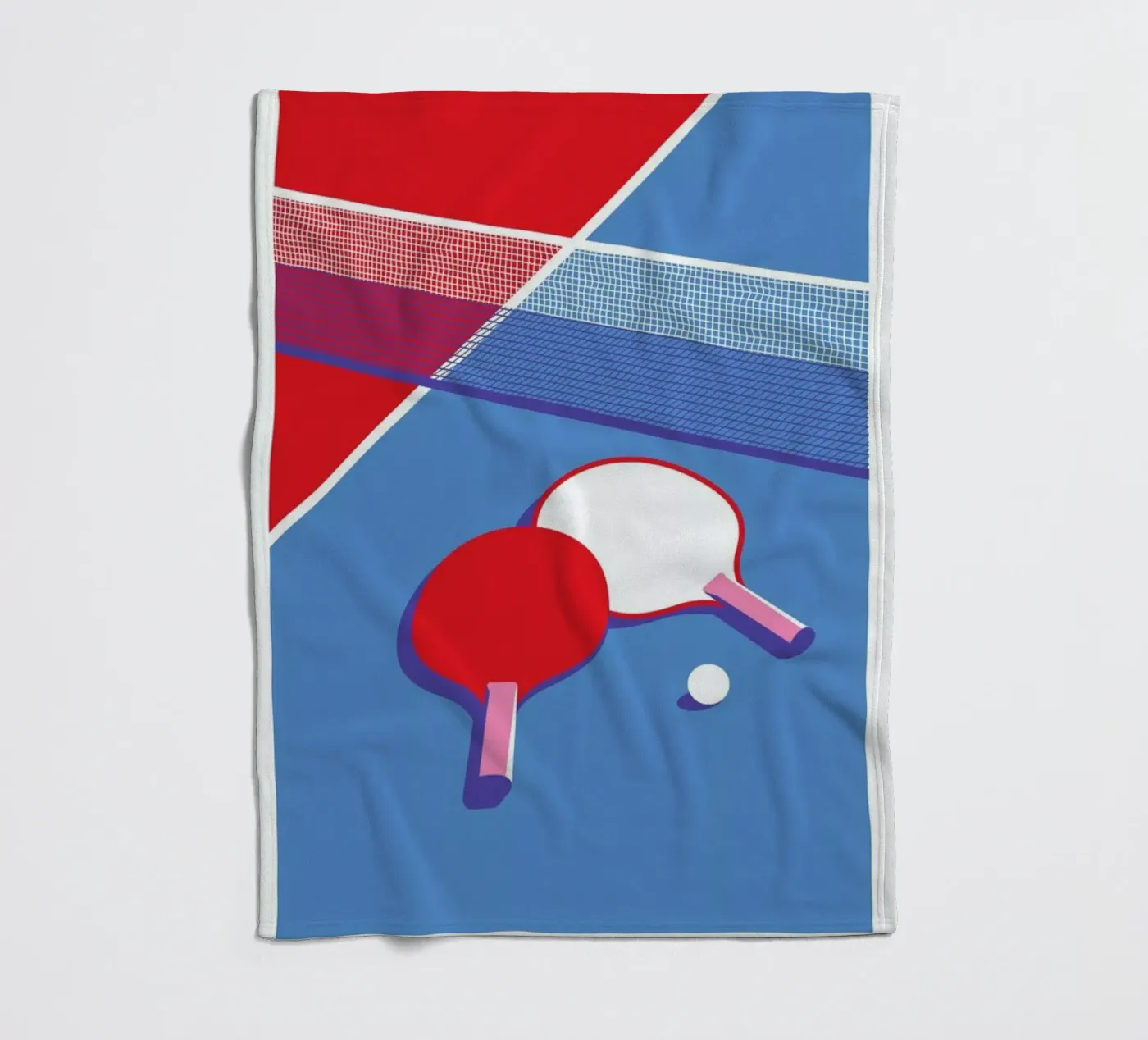 Ping Pong Fleecedecke von Pietari Posti