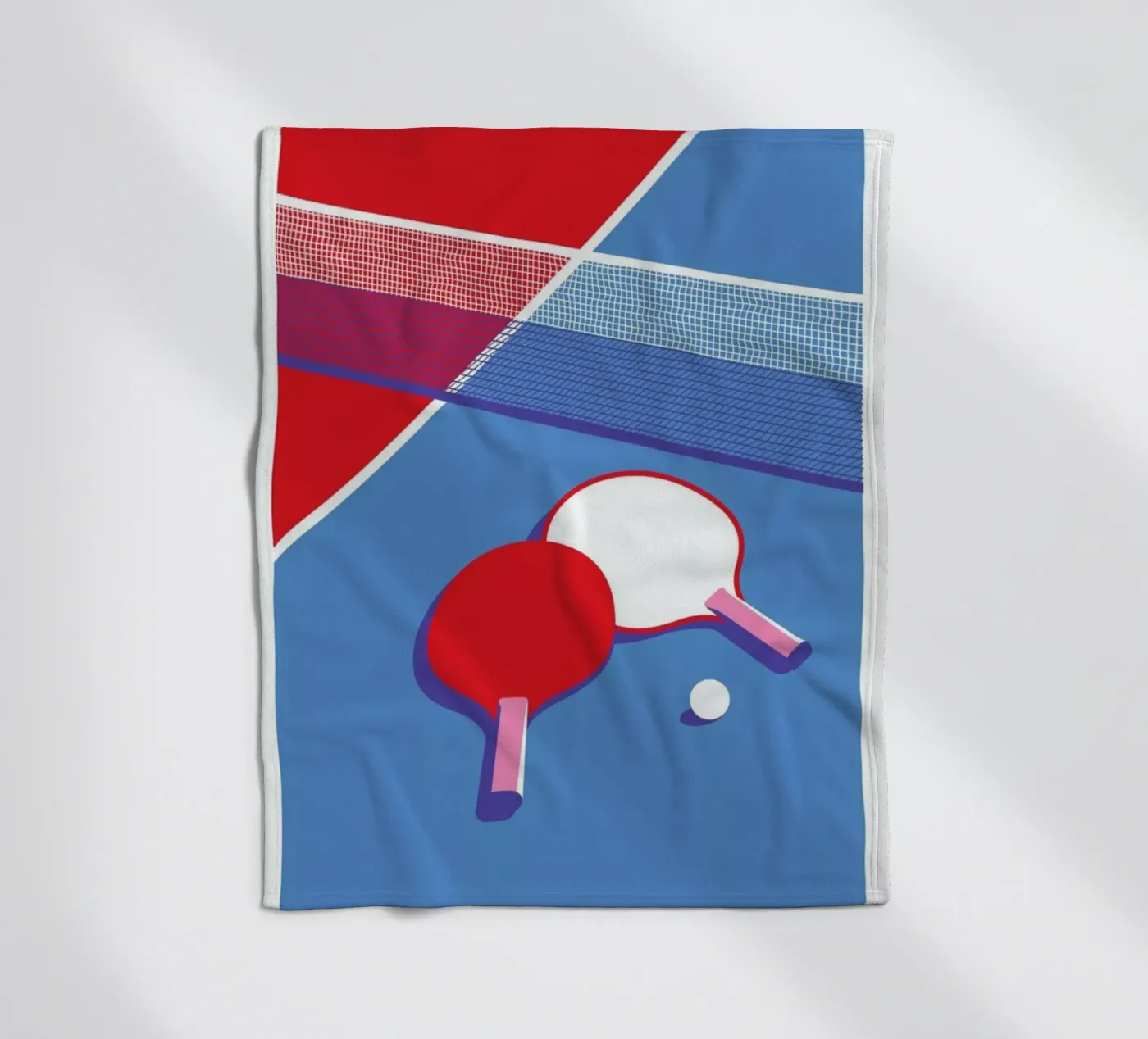 Ping Pong Fleecedecke von Pietari Posti