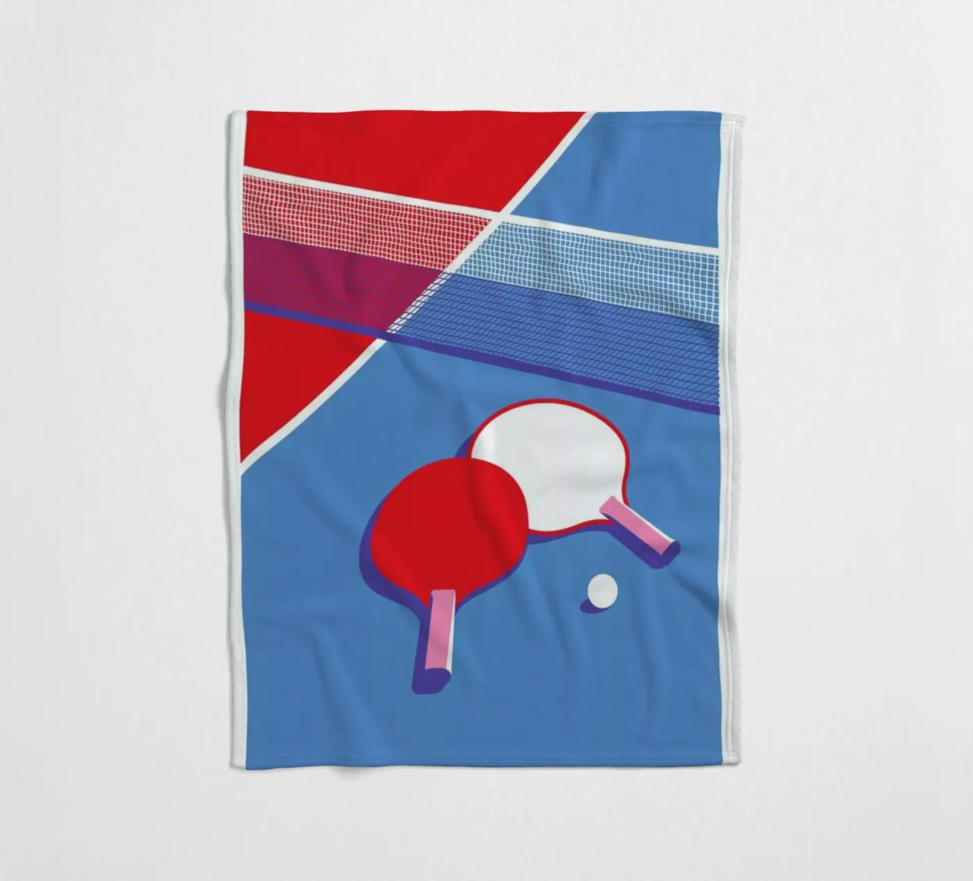 Ping Pong Fleecedecke von Pietari Posti