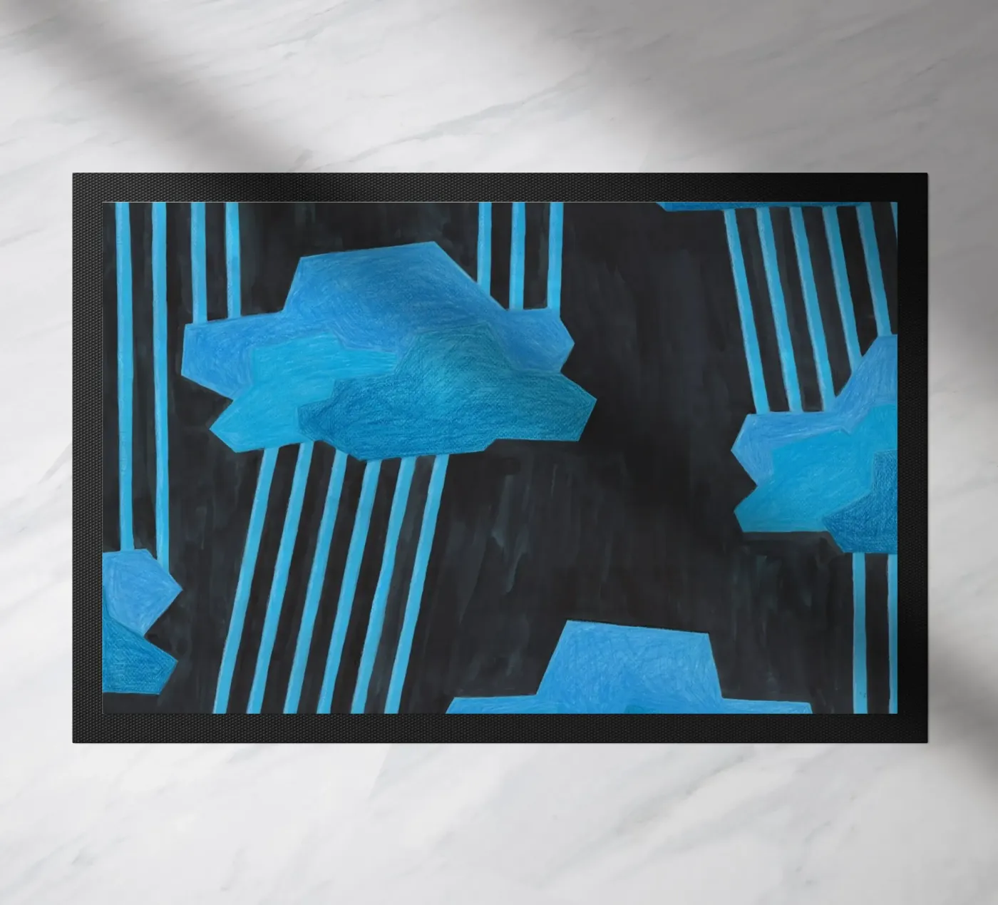 Spring Rain doormat by Lidia Blomgren