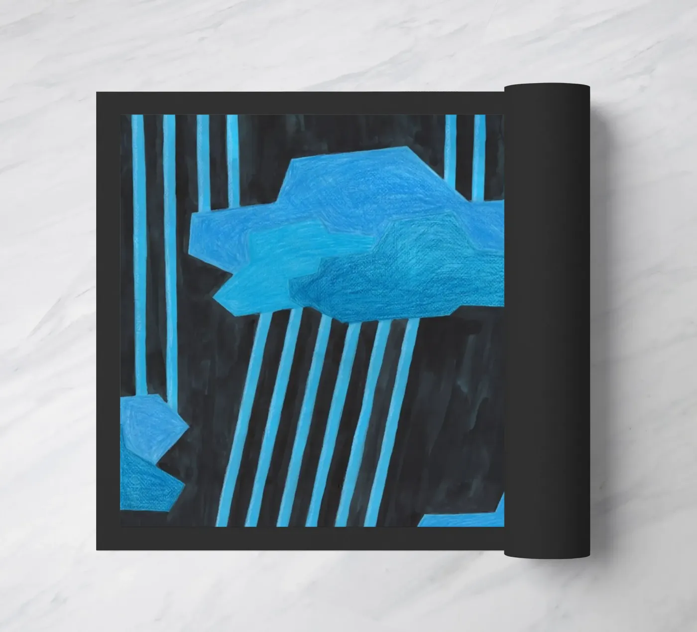 Spring Rain doormat by Lidia Blomgren