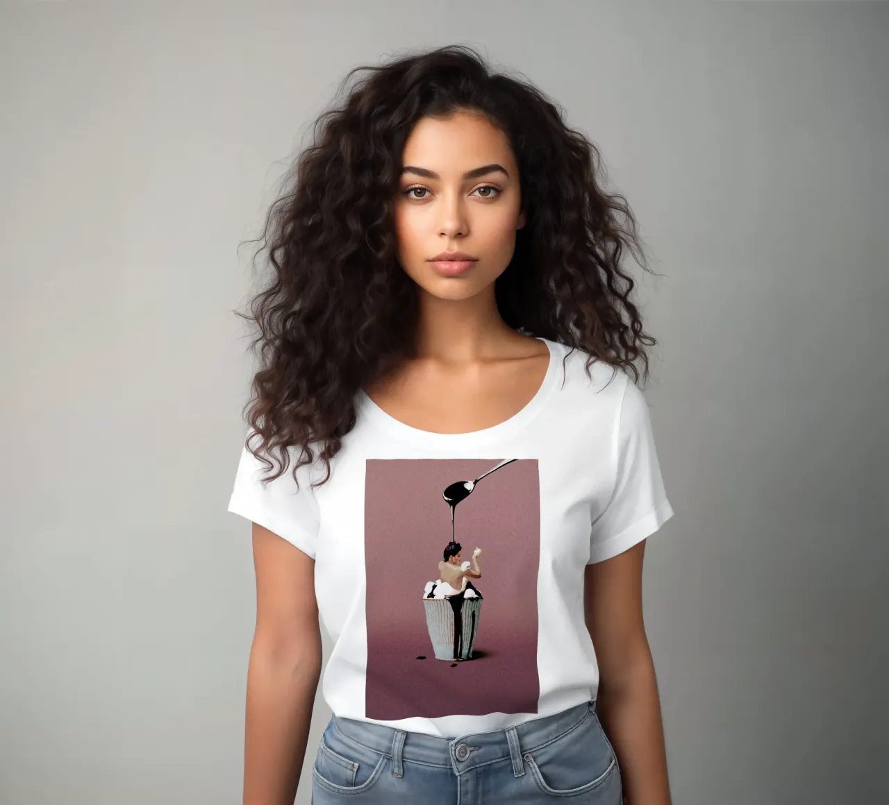 Made For Each Other t-shirt da donna da Maarten Léon