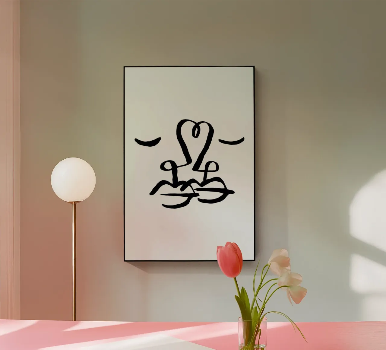 One Heart plexiglass da Ninhol