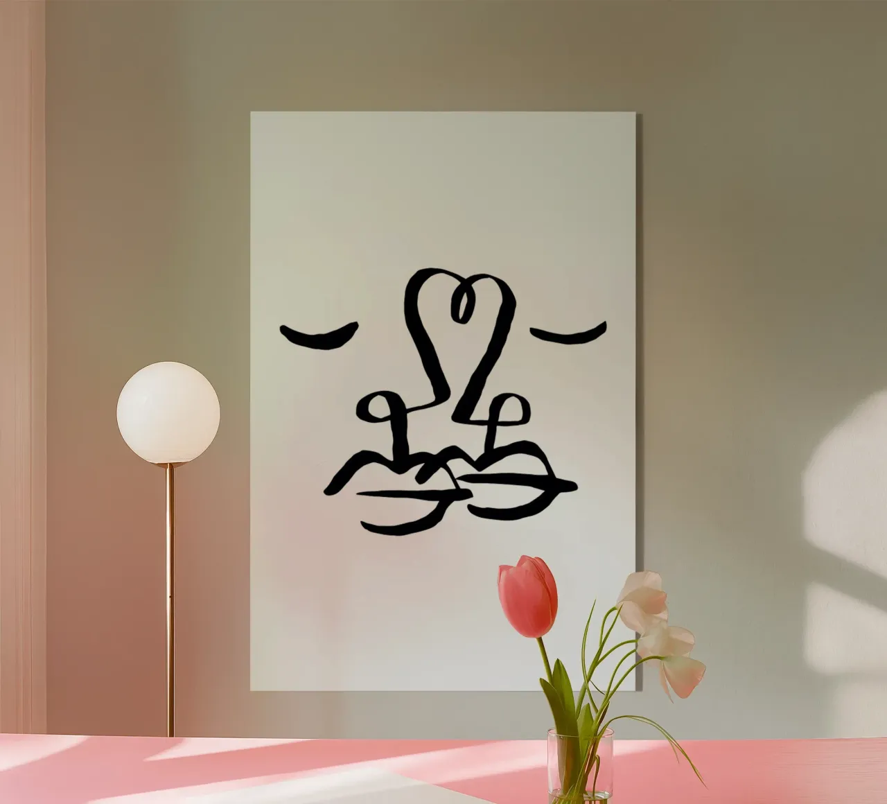 One Heart plexiglass da Ninhol