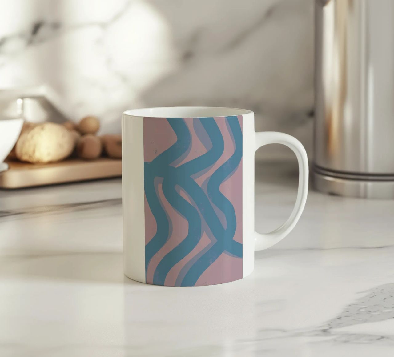 Curve tazza in ceramica da Iracheta
