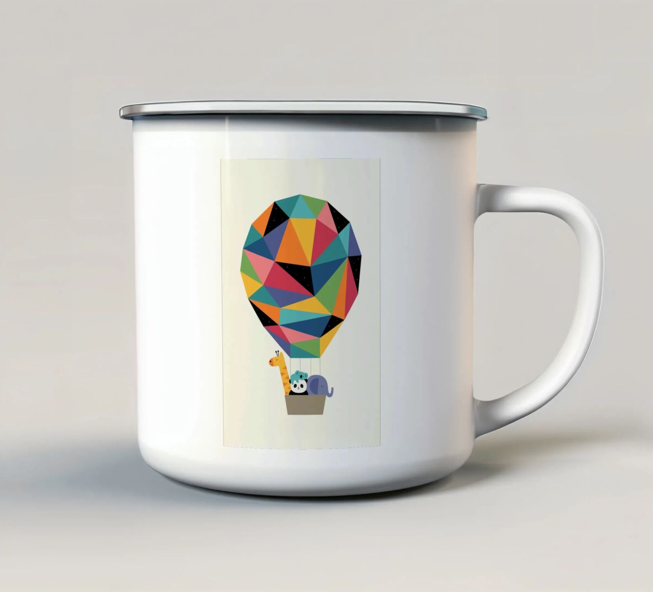 Volare in alto insieme tazza in smalto da Andy Westface