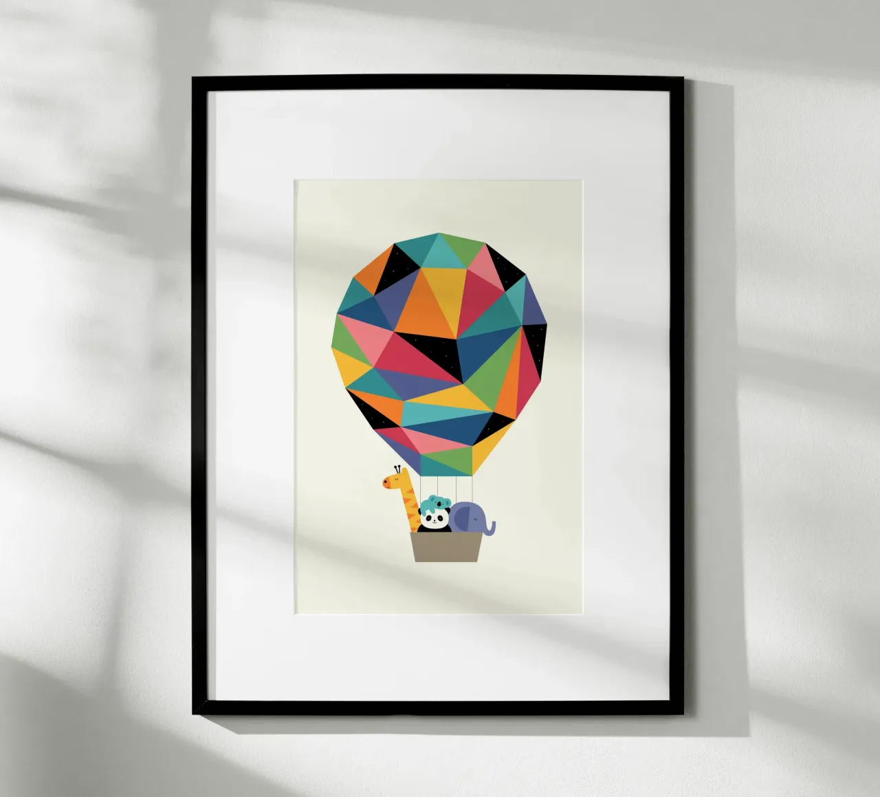 Gemeinsam hoch fliegen Poster mit Aluminium Rahmen von Andy Westface