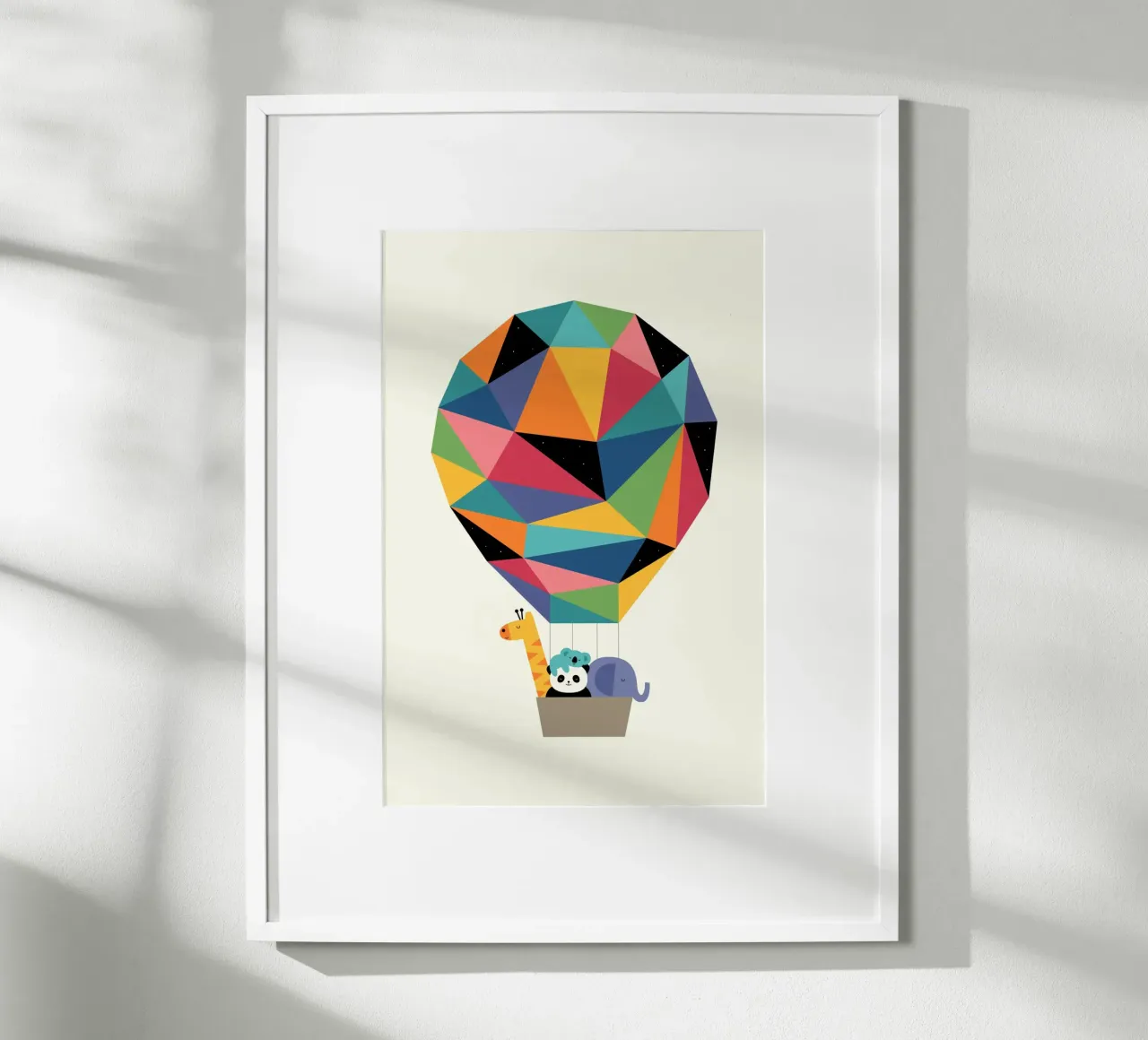 Gemeinsam hoch fliegen Poster mit Aluminium Rahmen von Andy Westface