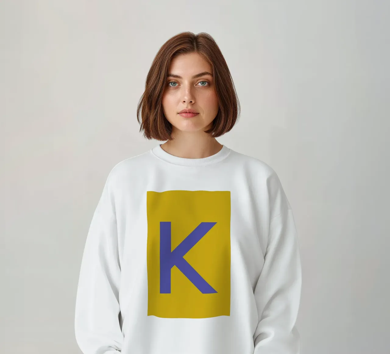 Yellow Letter K felpa da Studio One