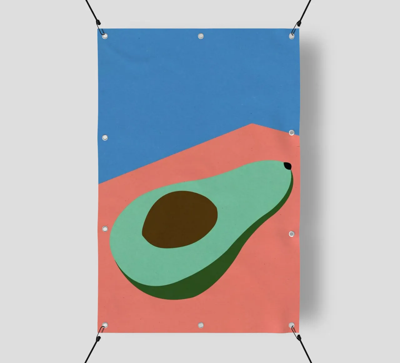 Avocado on the Table telo in pvc da Rosi Feist