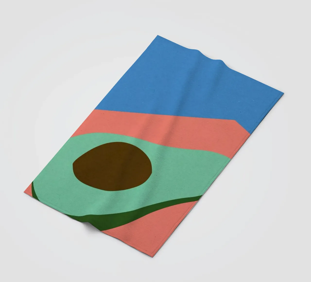 Avocado on the Table coperta in pile da Rosi Feist