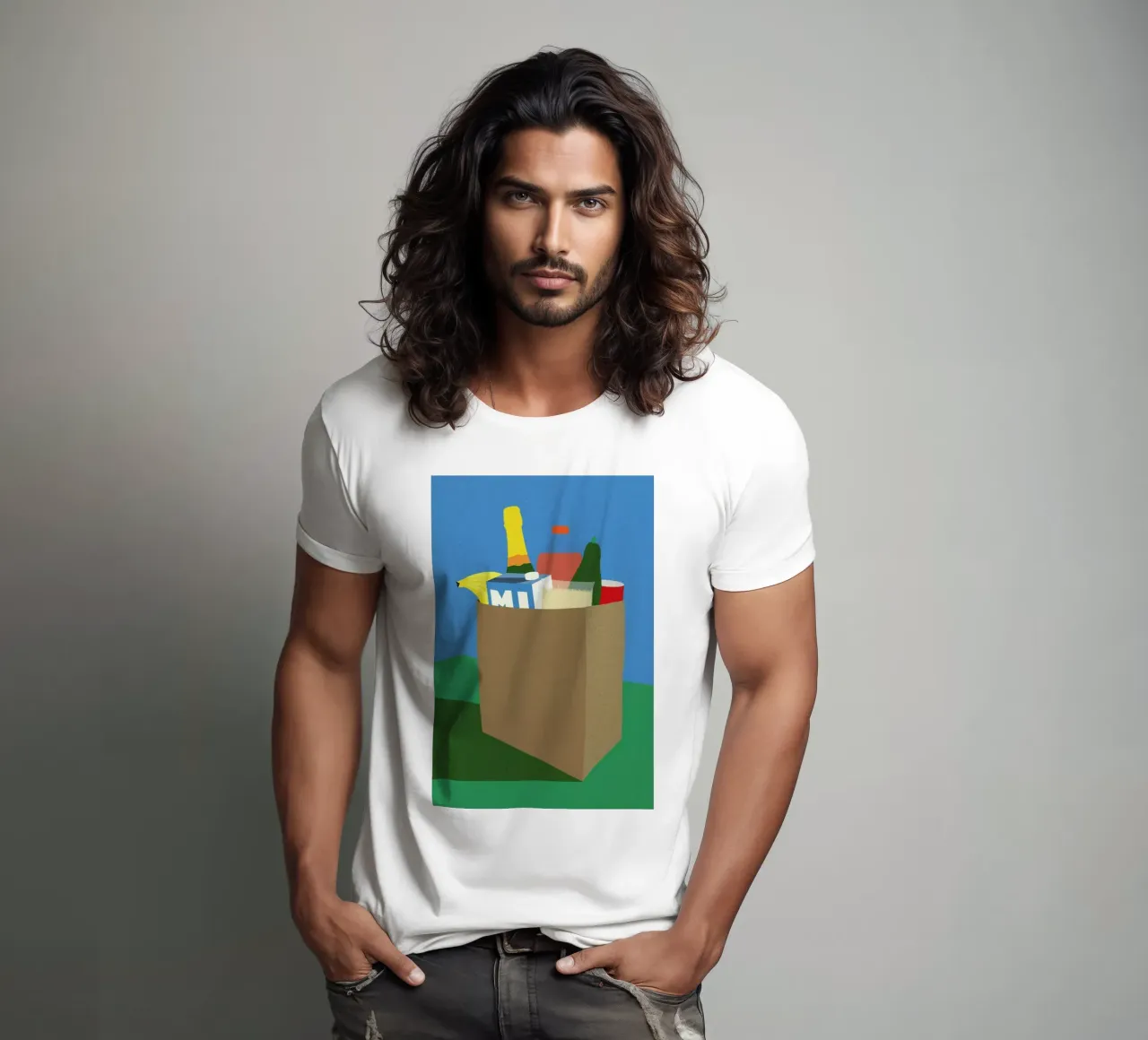 Weekly Grocery Haul t-shirt by Rosi Feist