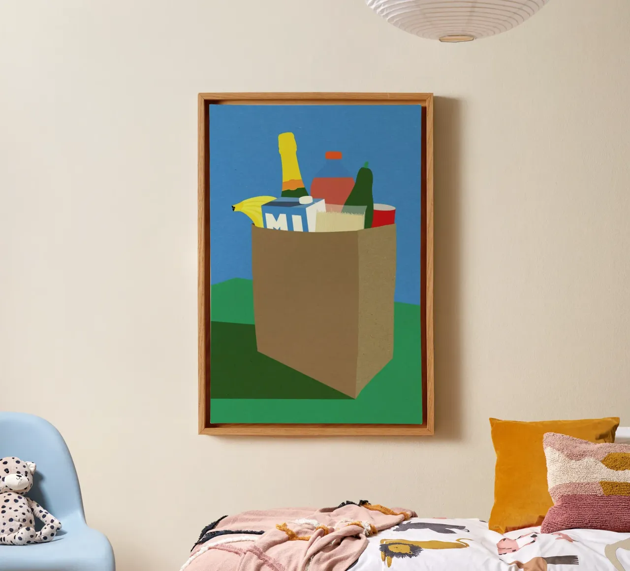Weekly Grocery Haul canvas by Rosi Feist