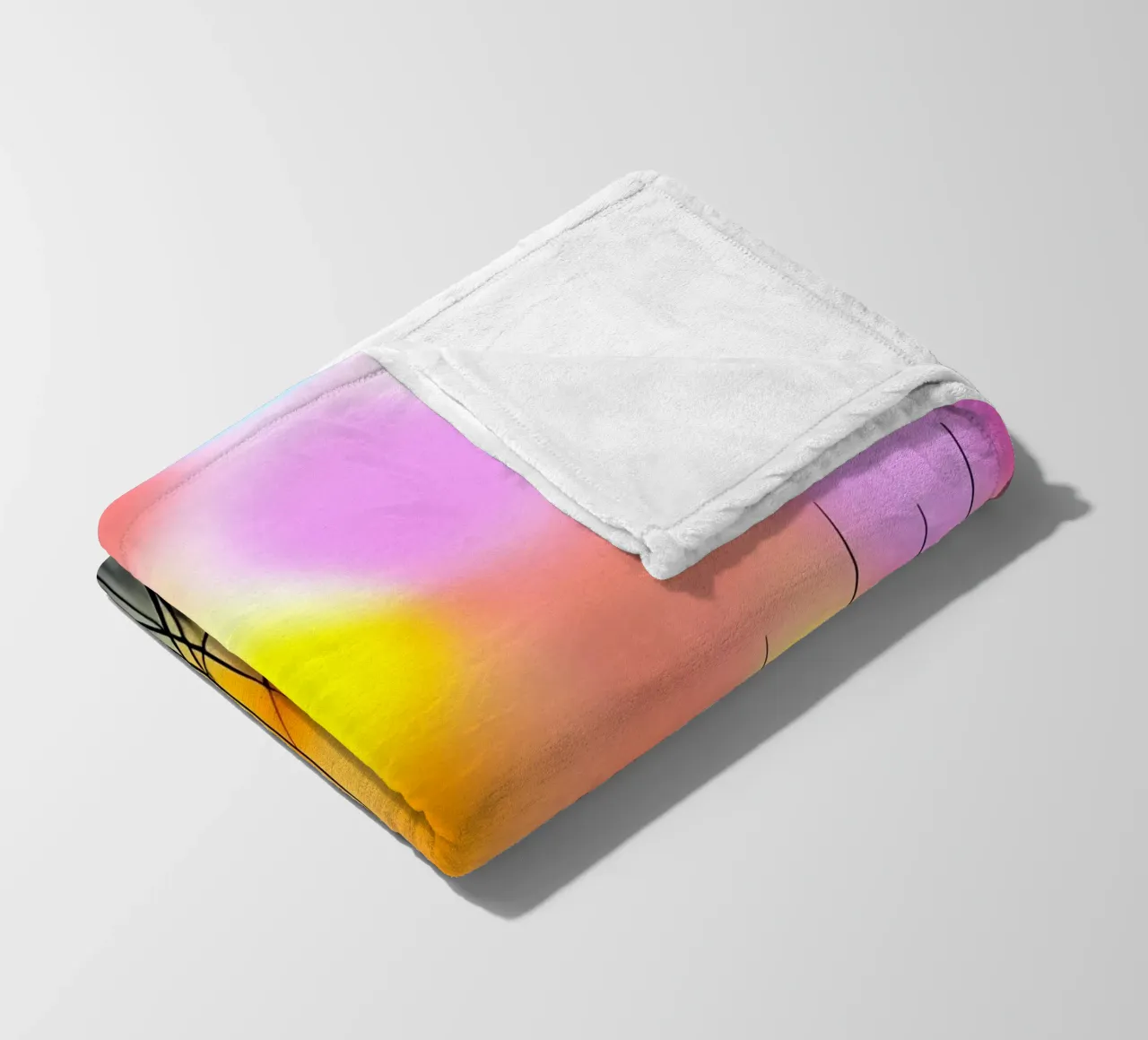 Gioco di colori_8 coperta in pile da Farb- und Blütenzauber by LK