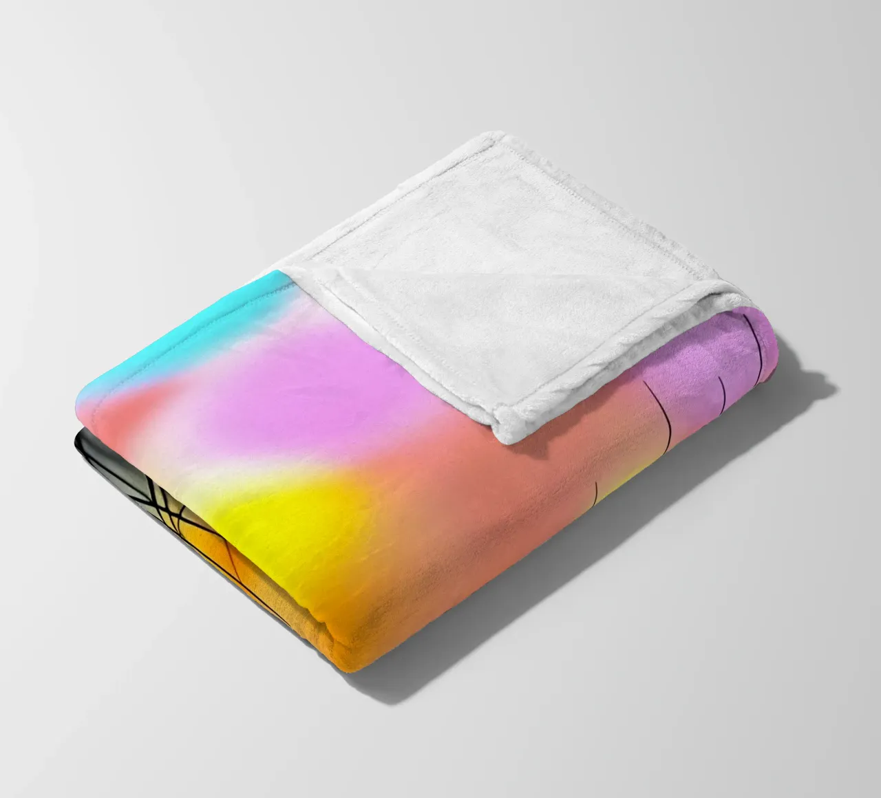 Gioco di colori_8 coperta in pile da Farb- und Blütenzauber by LK