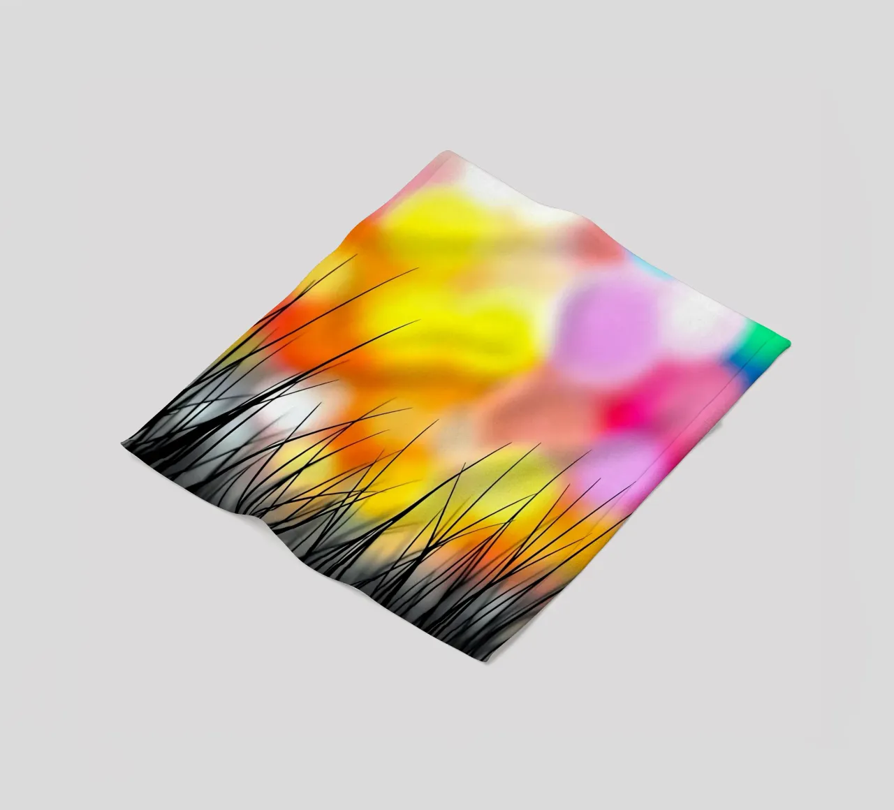 Gioco di colori_8 coperta in pile da Farb- und Blütenzauber by LK