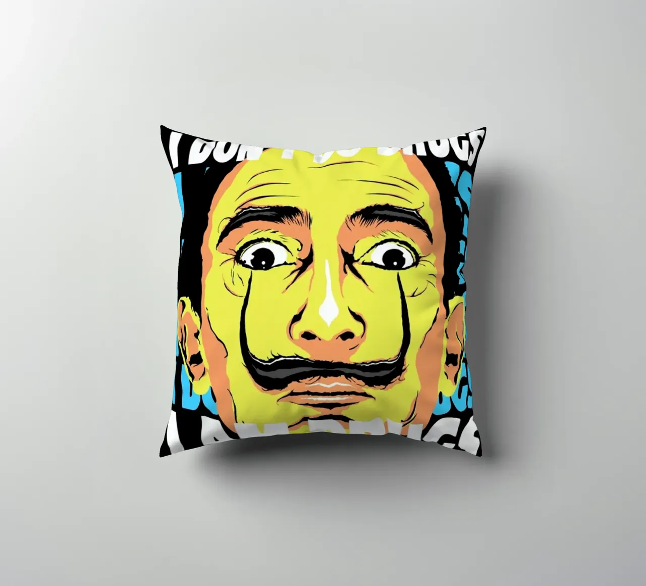 I Am Drugs decorative cushion by Butcher Billy