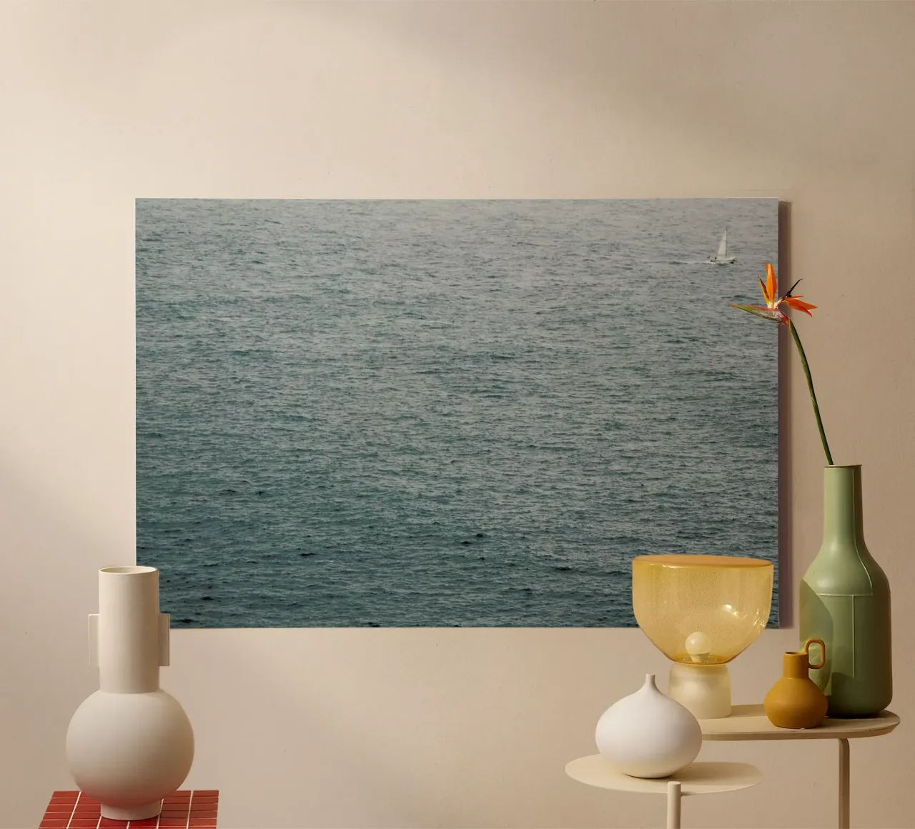 Lost sailor tela con Cornice a cassetta da Nur Mut