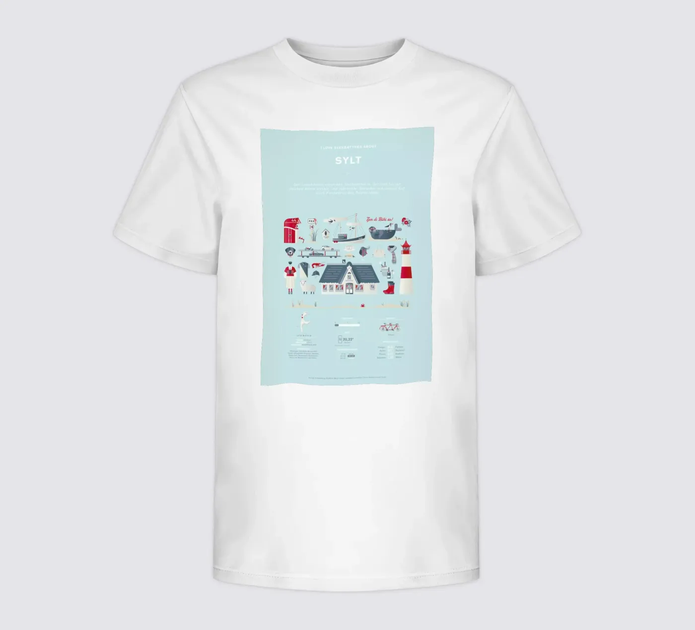 Sylt t-shirt bambini da Bureau Bald GmbH
