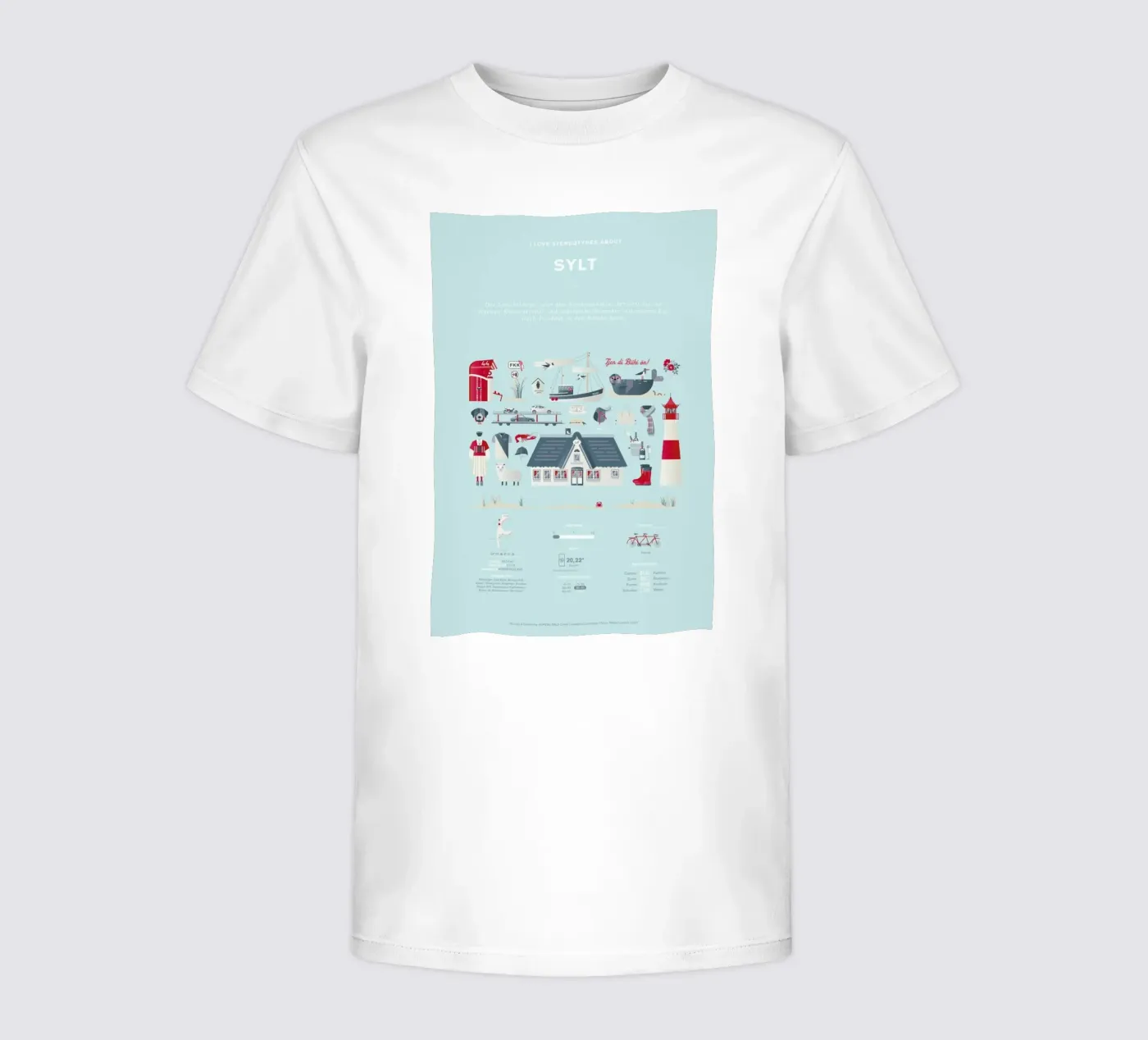 Sylt t-shirt bambini da Bureau Bald GmbH