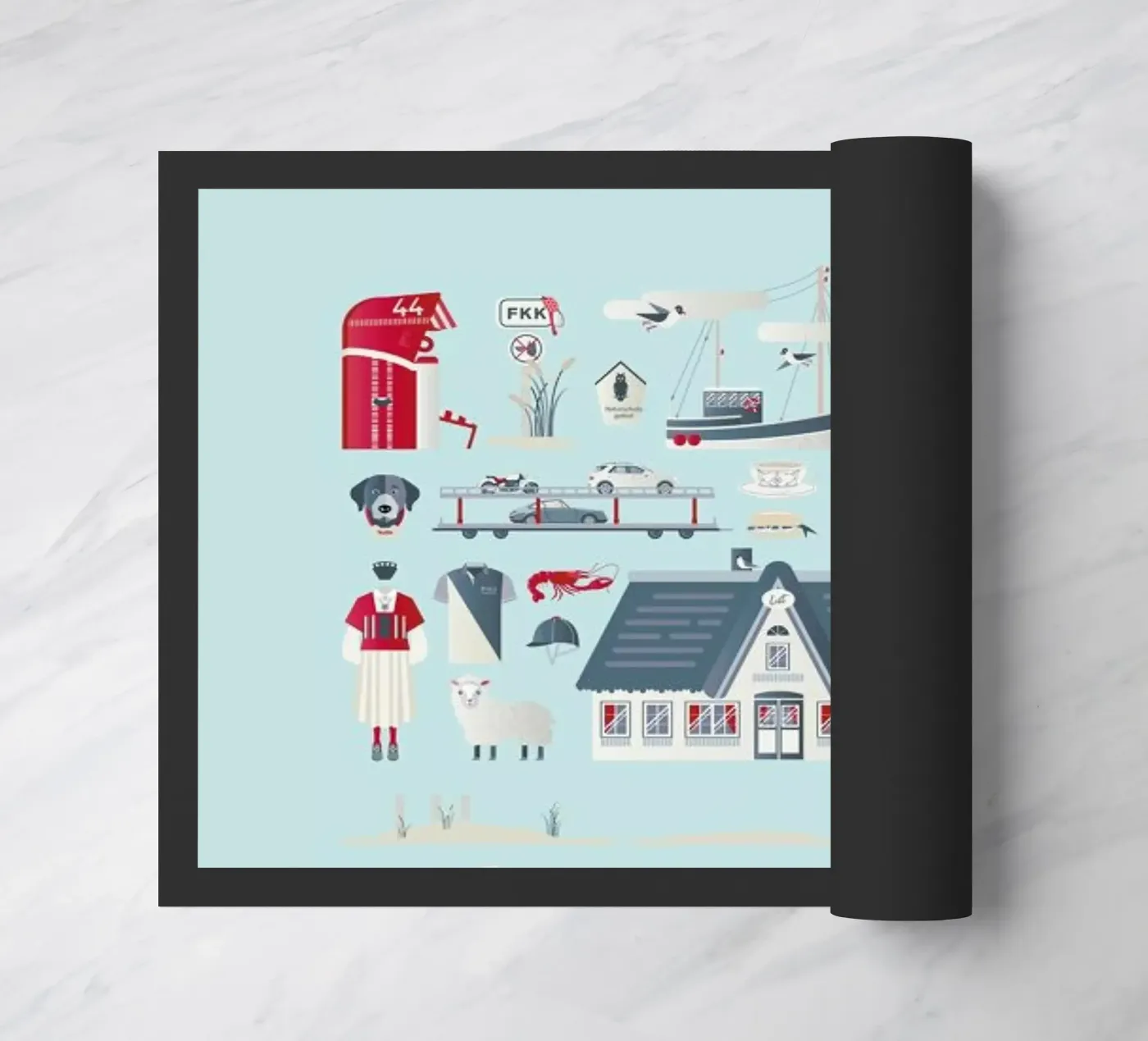 Sylt doormat by Bureau Bald GmbH