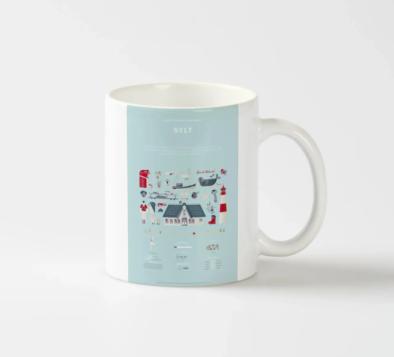 Sylt mug en céramique de Bureau Bald GmbH