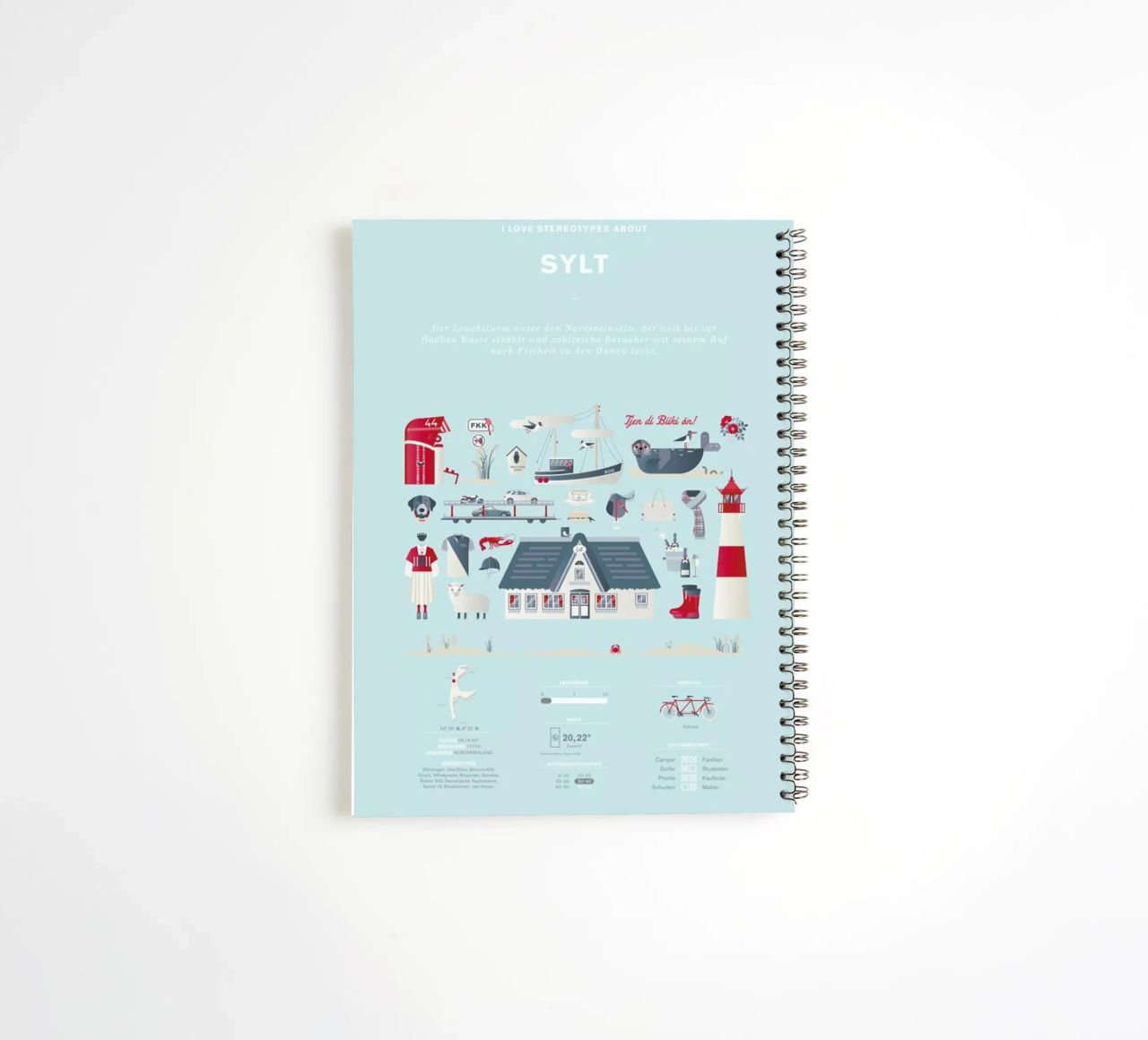 Sylt spiral notebook by Bureau Bald GmbH
