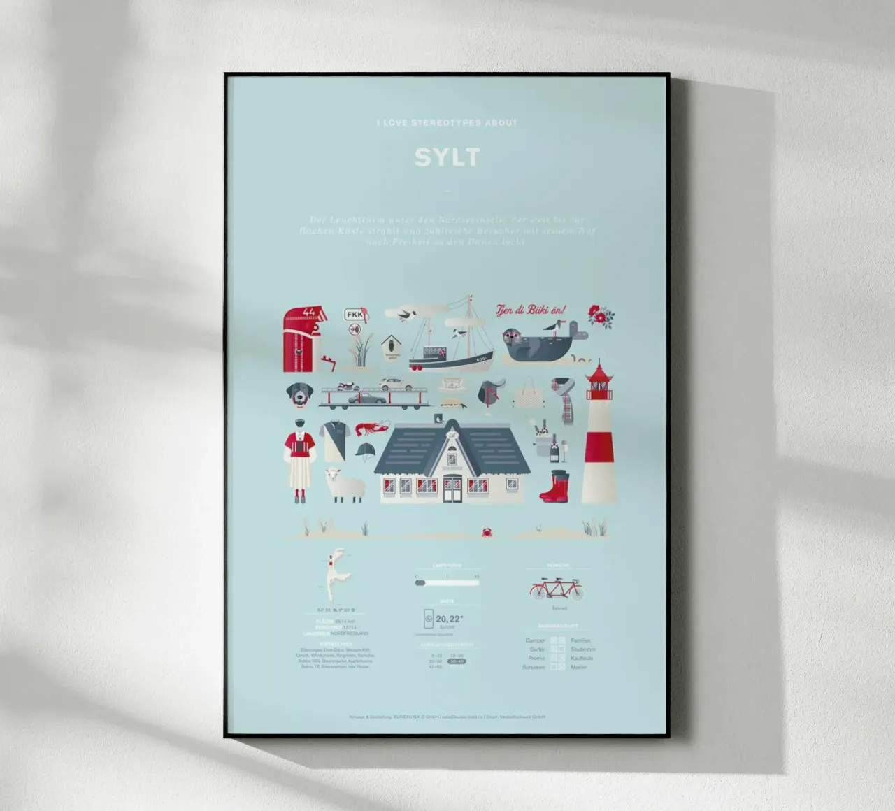 Sylt acryl van Bureau Bald GmbH