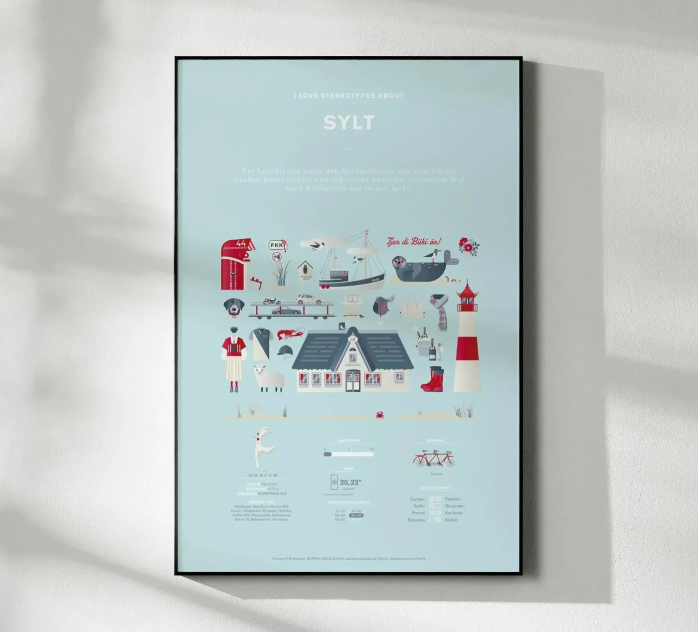 Sylt acrylic glass by Bureau Bald GmbH