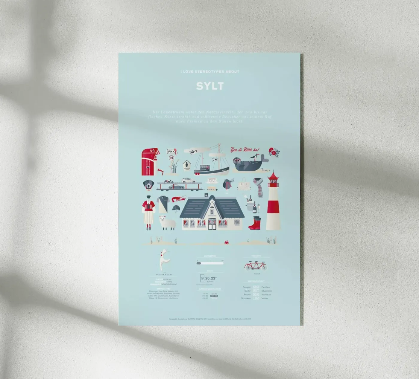 Sylt acrylic glass by Bureau Bald GmbH
