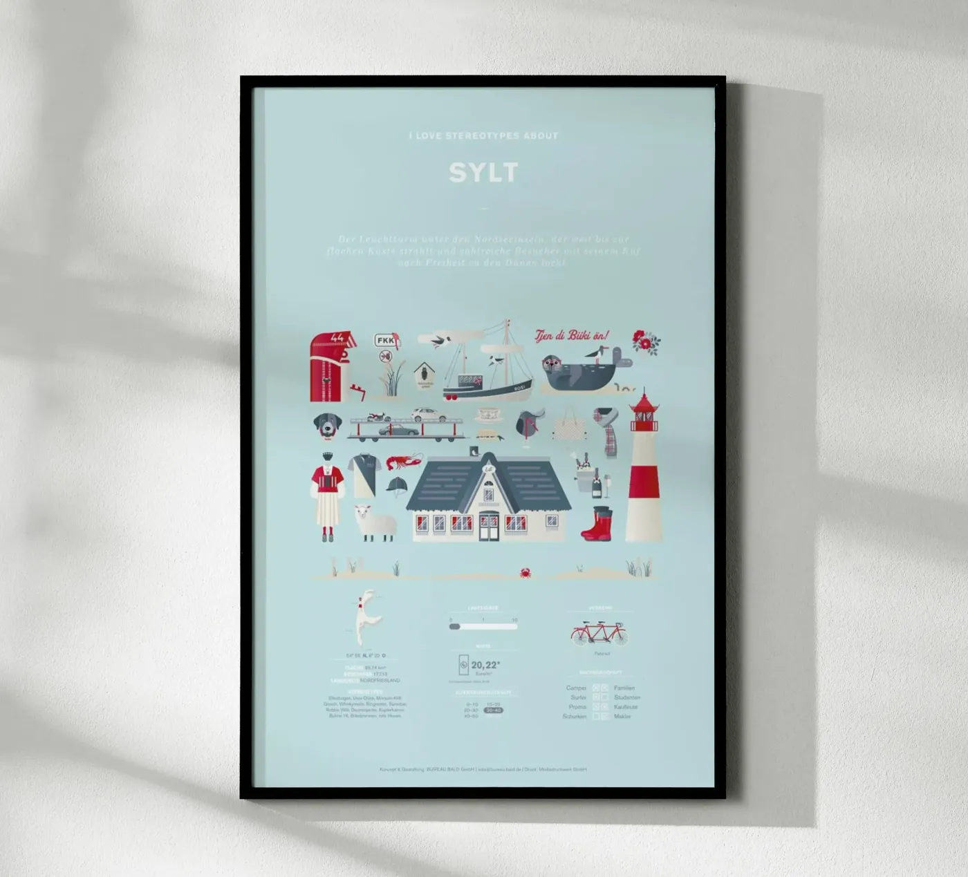Sylt Poster von Bureau Bald GmbH