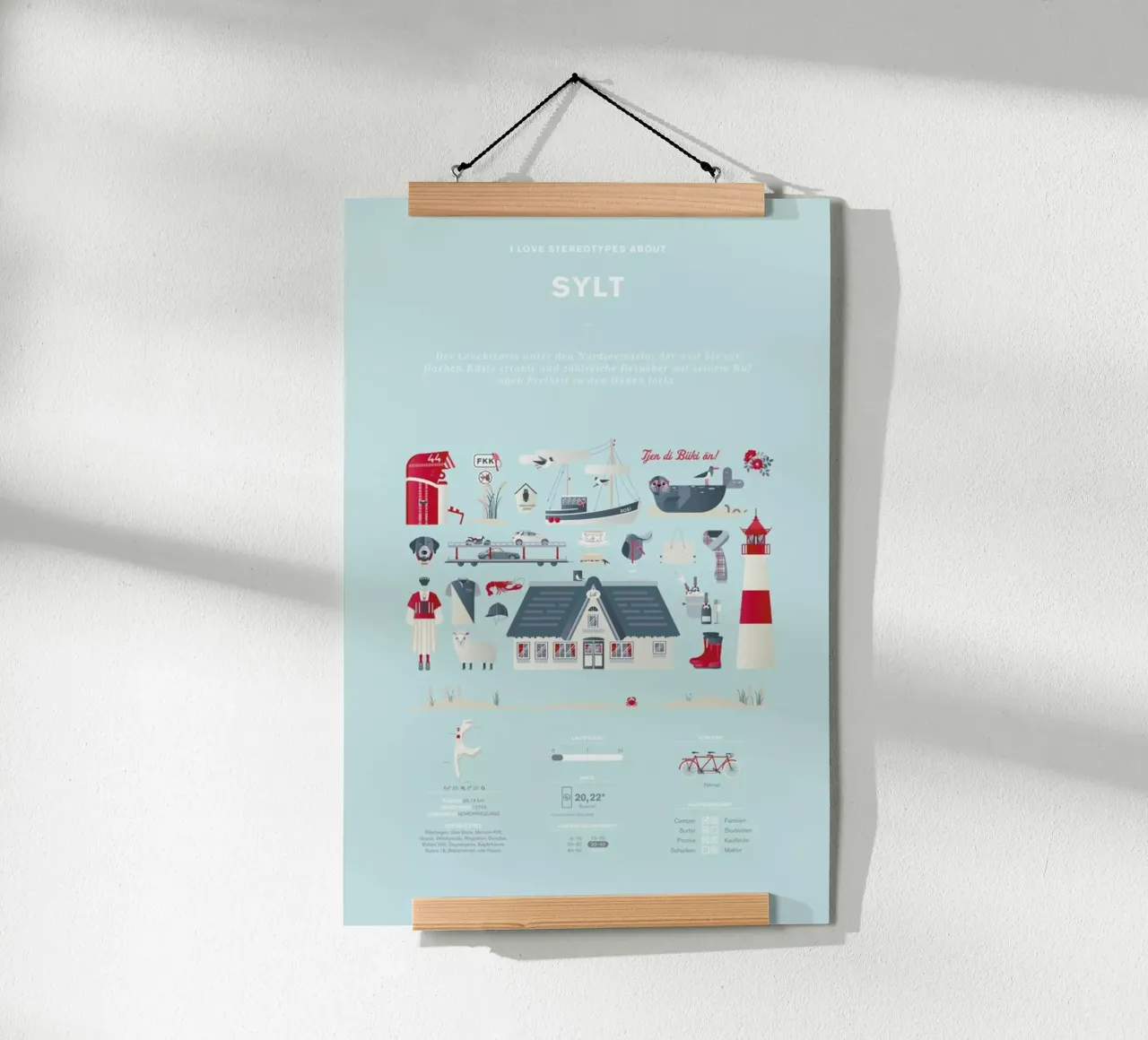 Sylt Poster von Bureau Bald GmbH