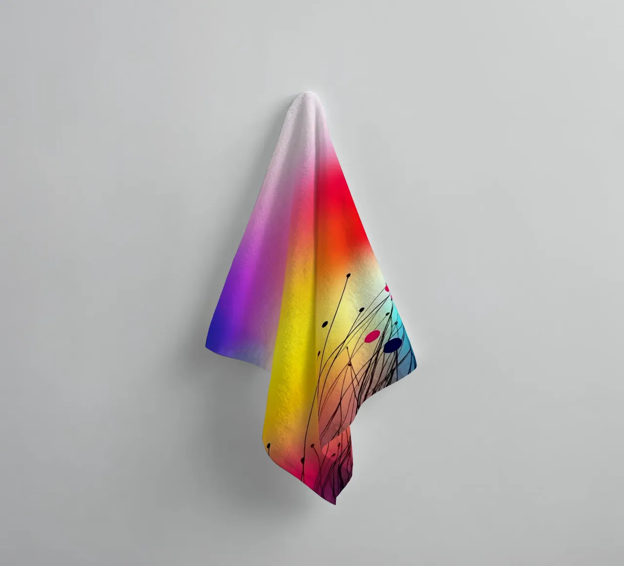 Gioco di colori_9 asciugamano da bagno da Farb- und Blütenzauber by LK