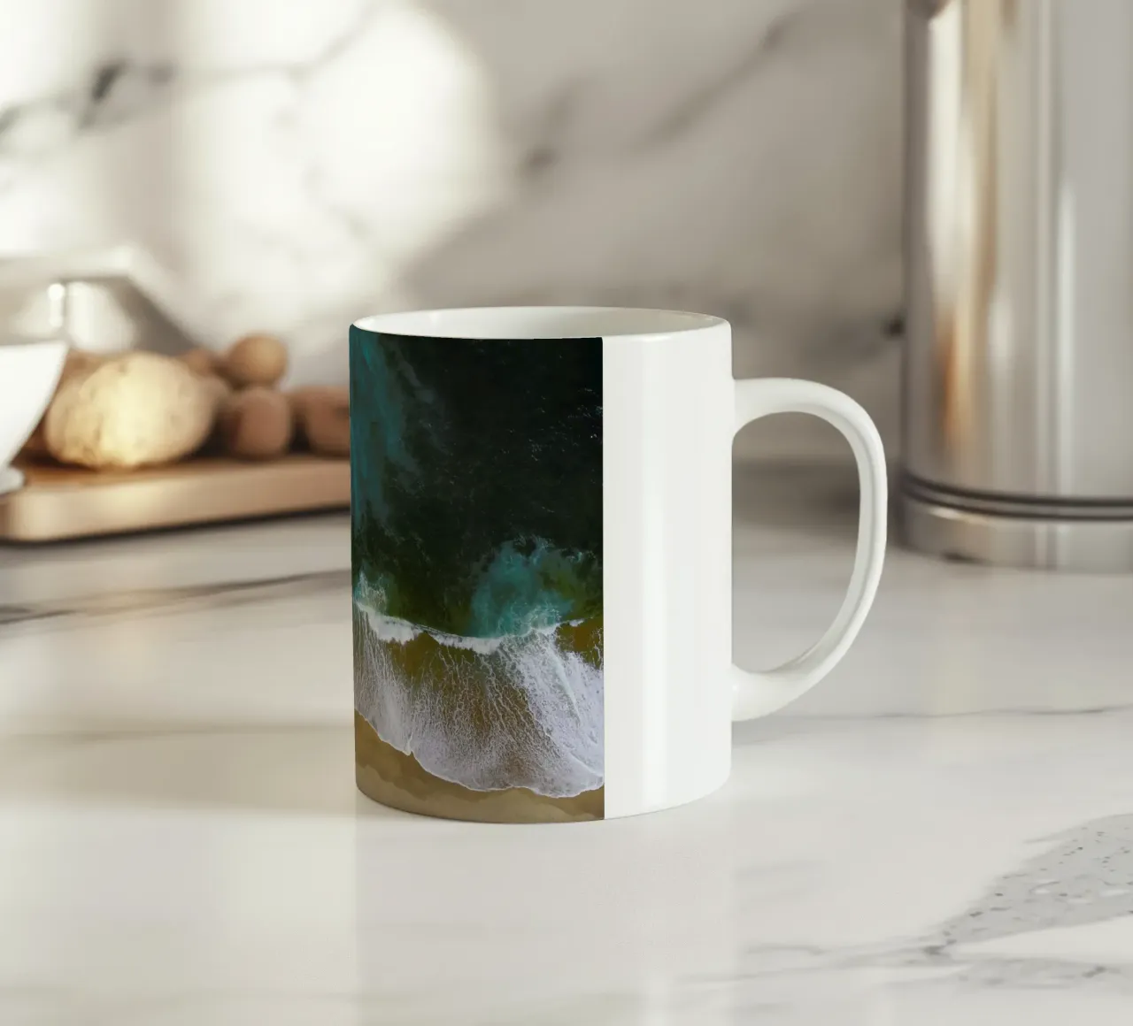 Shorelines 01 tazza in ceramica da Shot By Clint
