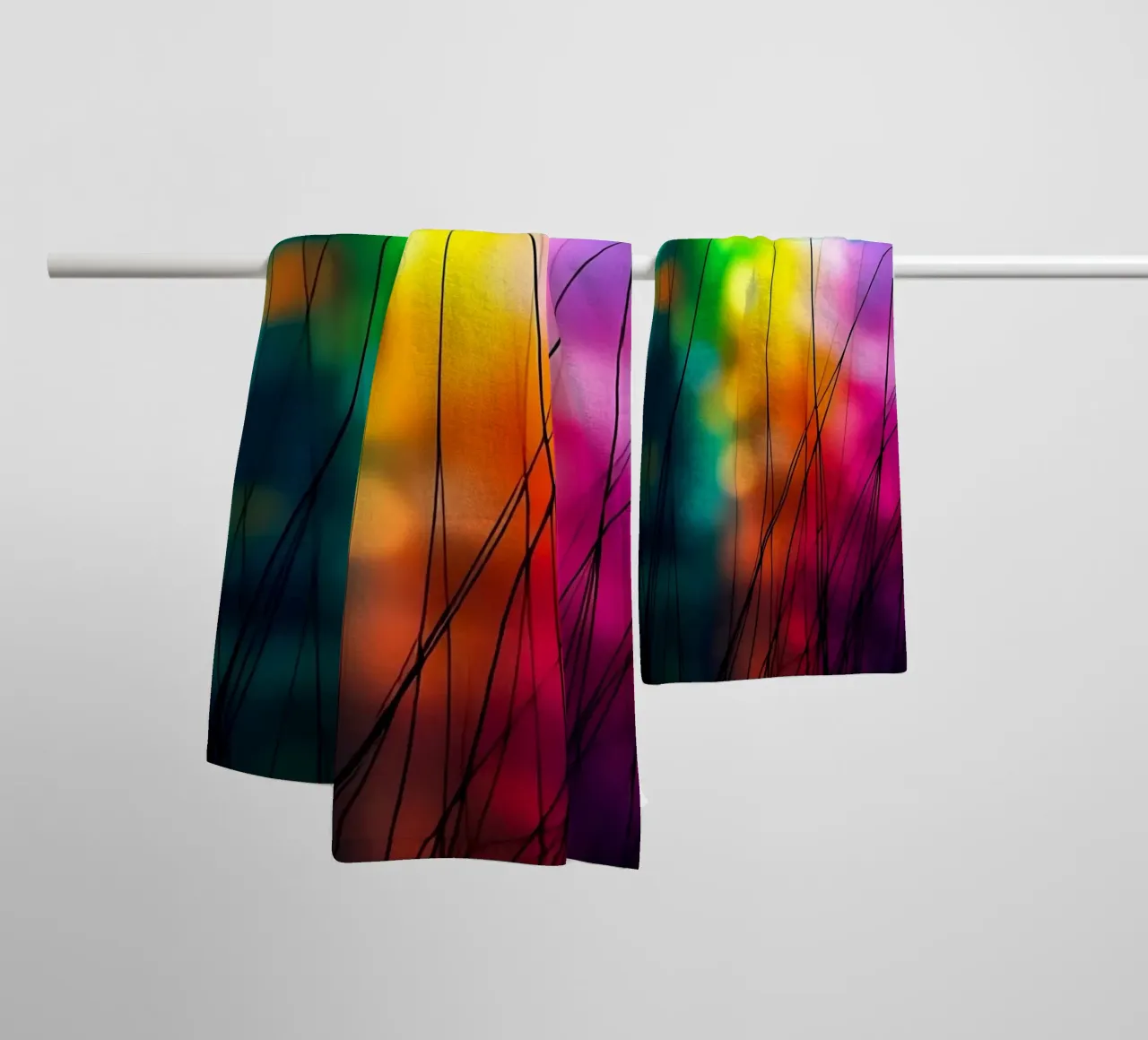 Gioco di colori_10 asciugamano da bagno da Farb- und Blütenzauber by LK