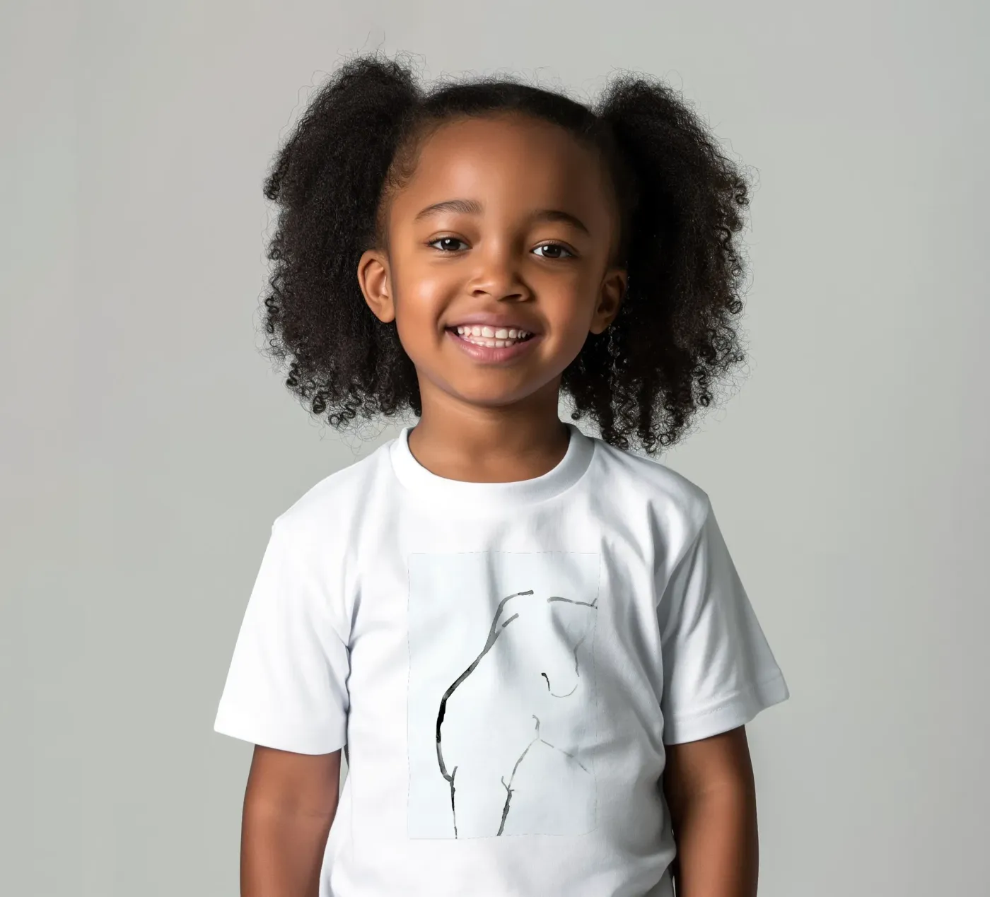 NUDE 4 t-shirt bambini da Céleste Hollak