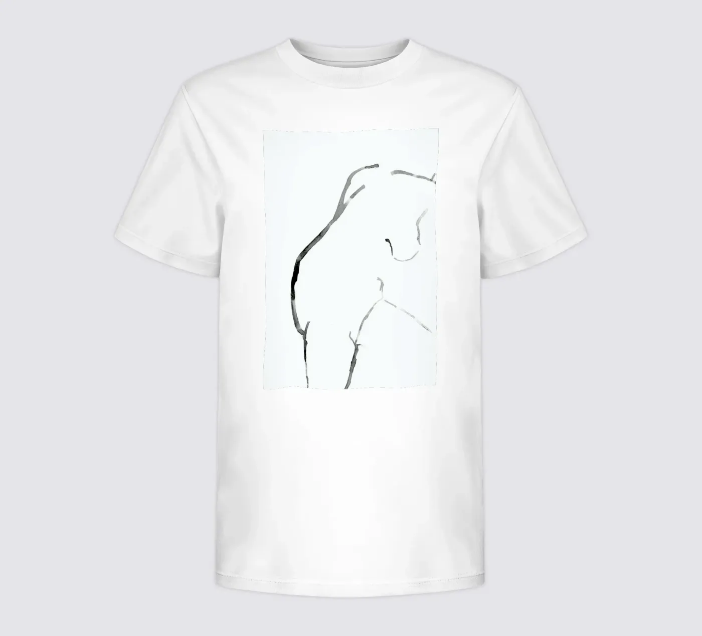 NUDE 4 t-shirt bambini da Céleste Hollak