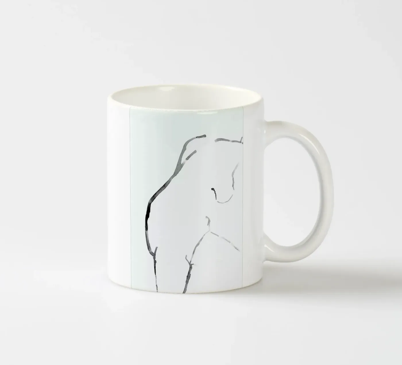 NUDE 4 ceramic mug by Céleste Hollak