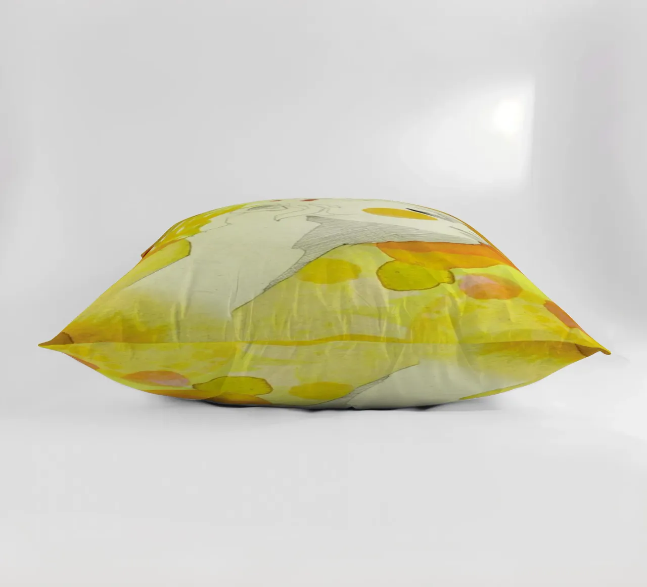 Summer decorative cushion by Ekaterina Koroleva