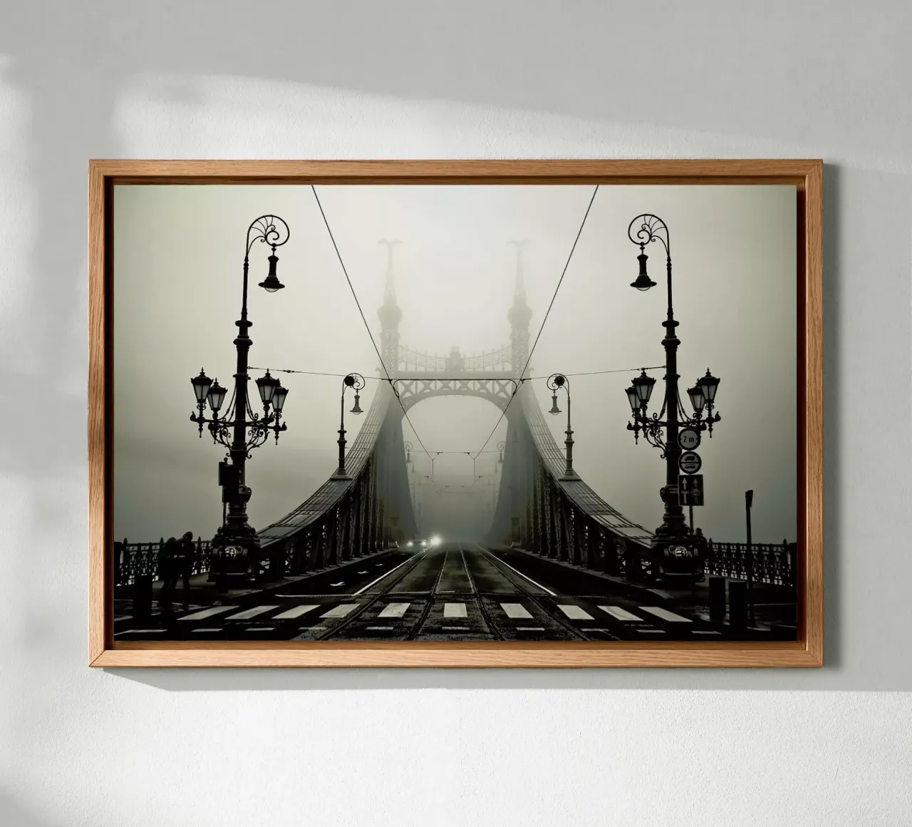 The Bridge - Armin Marten canvas met Baklijst van Pictufy
