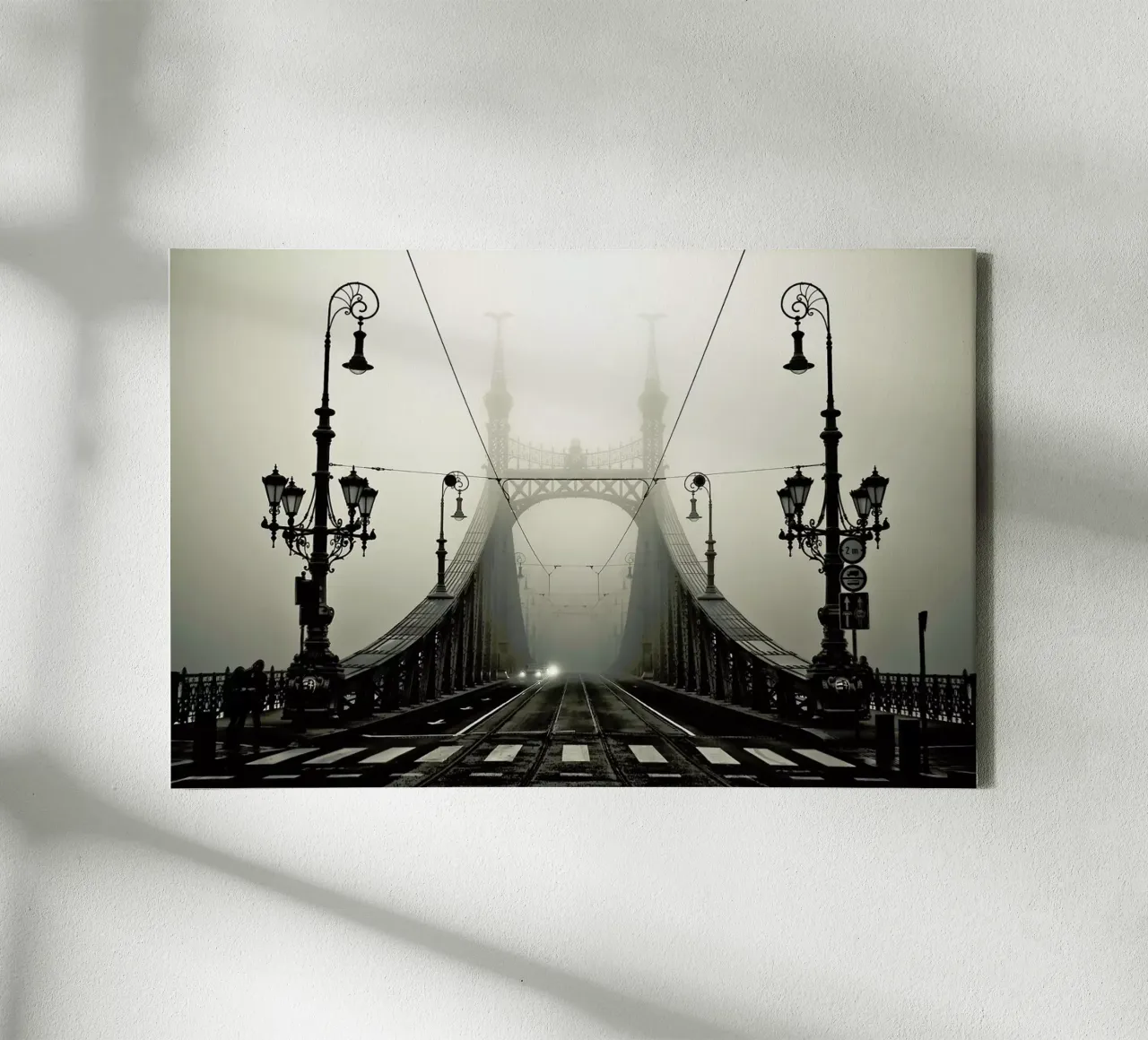 The Bridge - Armin Marten canvas met Baklijst van Pictufy