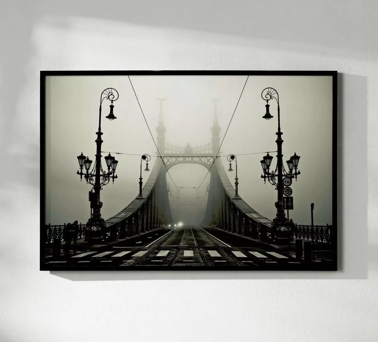 The Bridge - Armin Marten poster con telaio in plastica da Pictufy