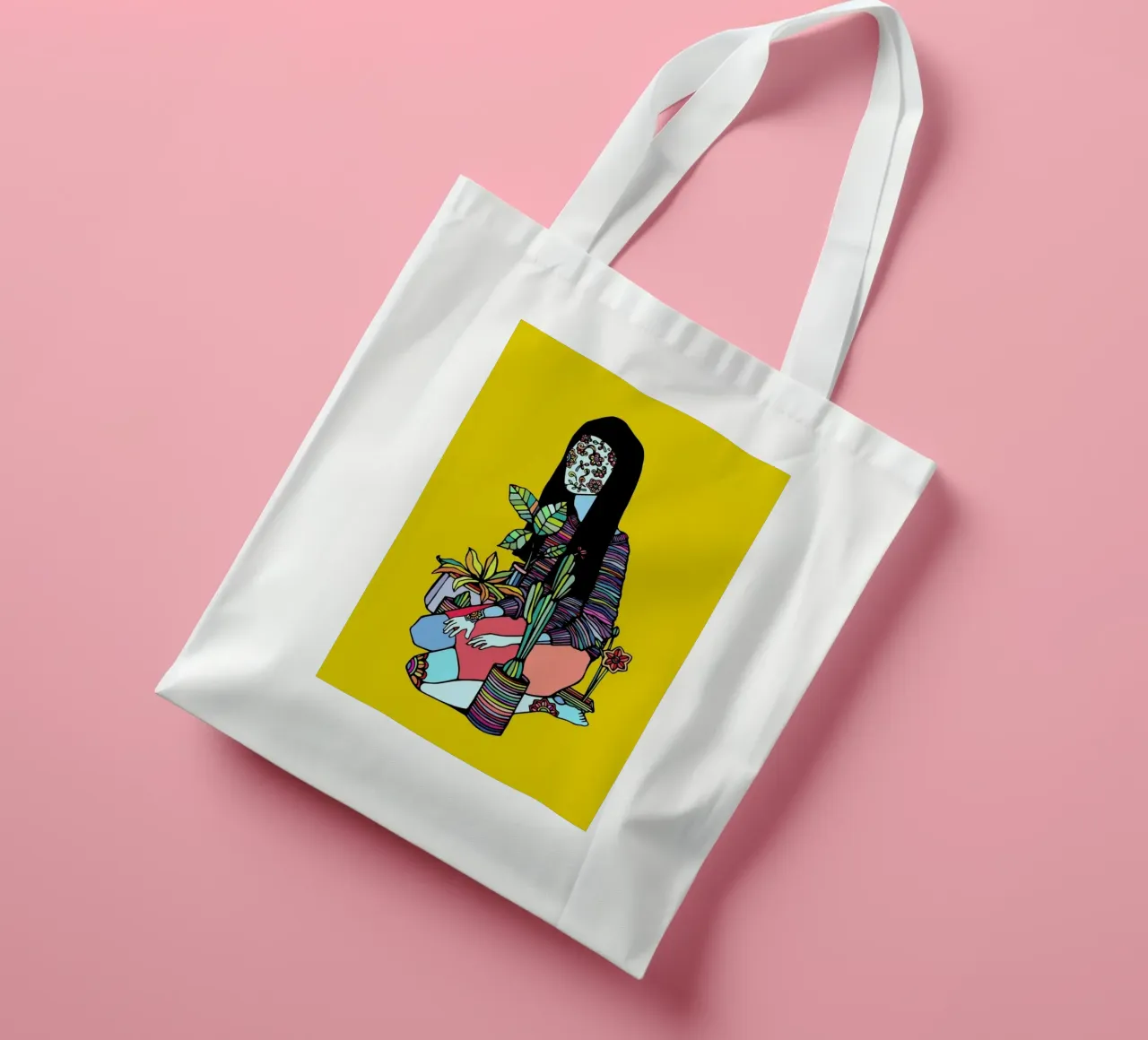 Blossoming tote bag by Ninhol